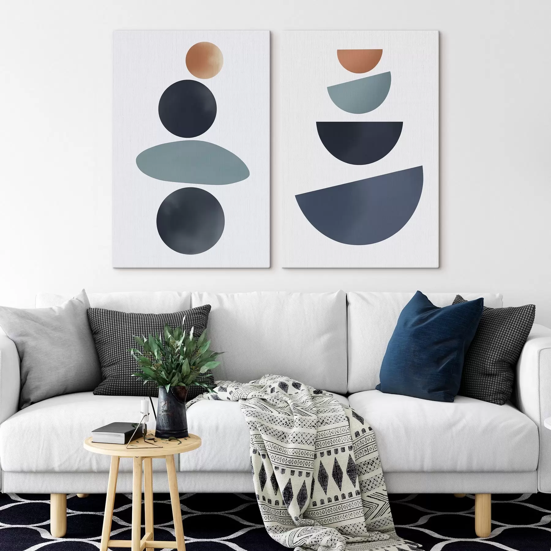  Schilderijen Abstracte samenstelling m00792