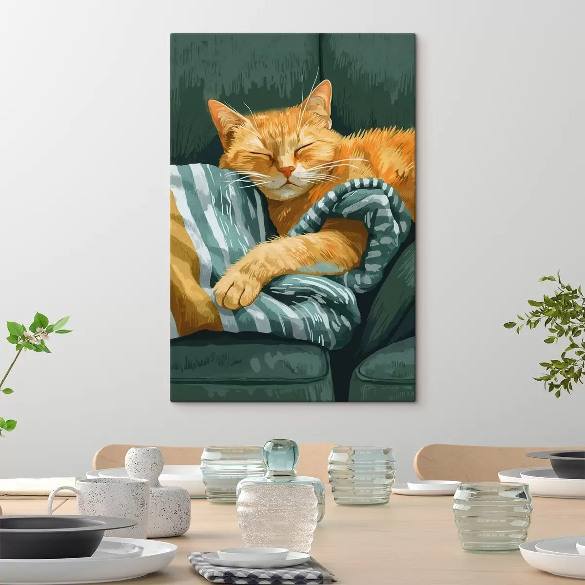  Schilderijen Kat rust s46055