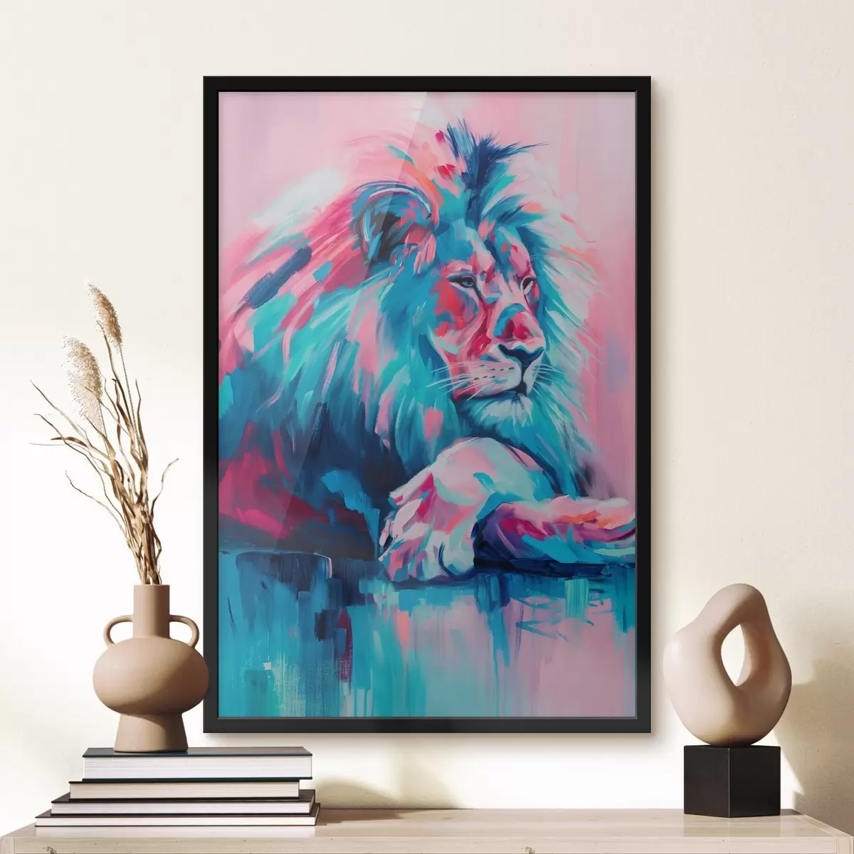 Poster Leeuw f46034