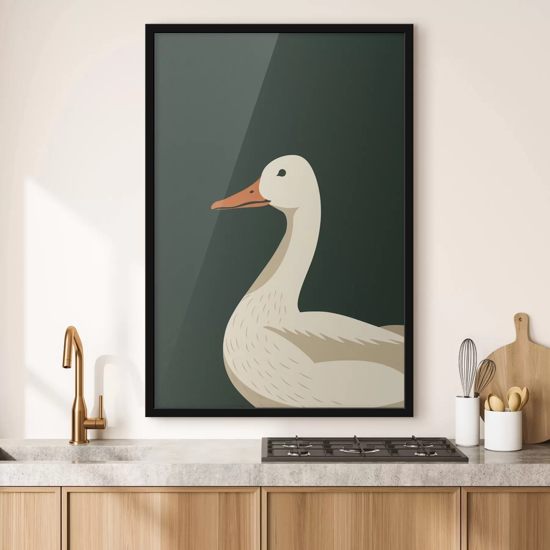 Fotobehang Gans f46044