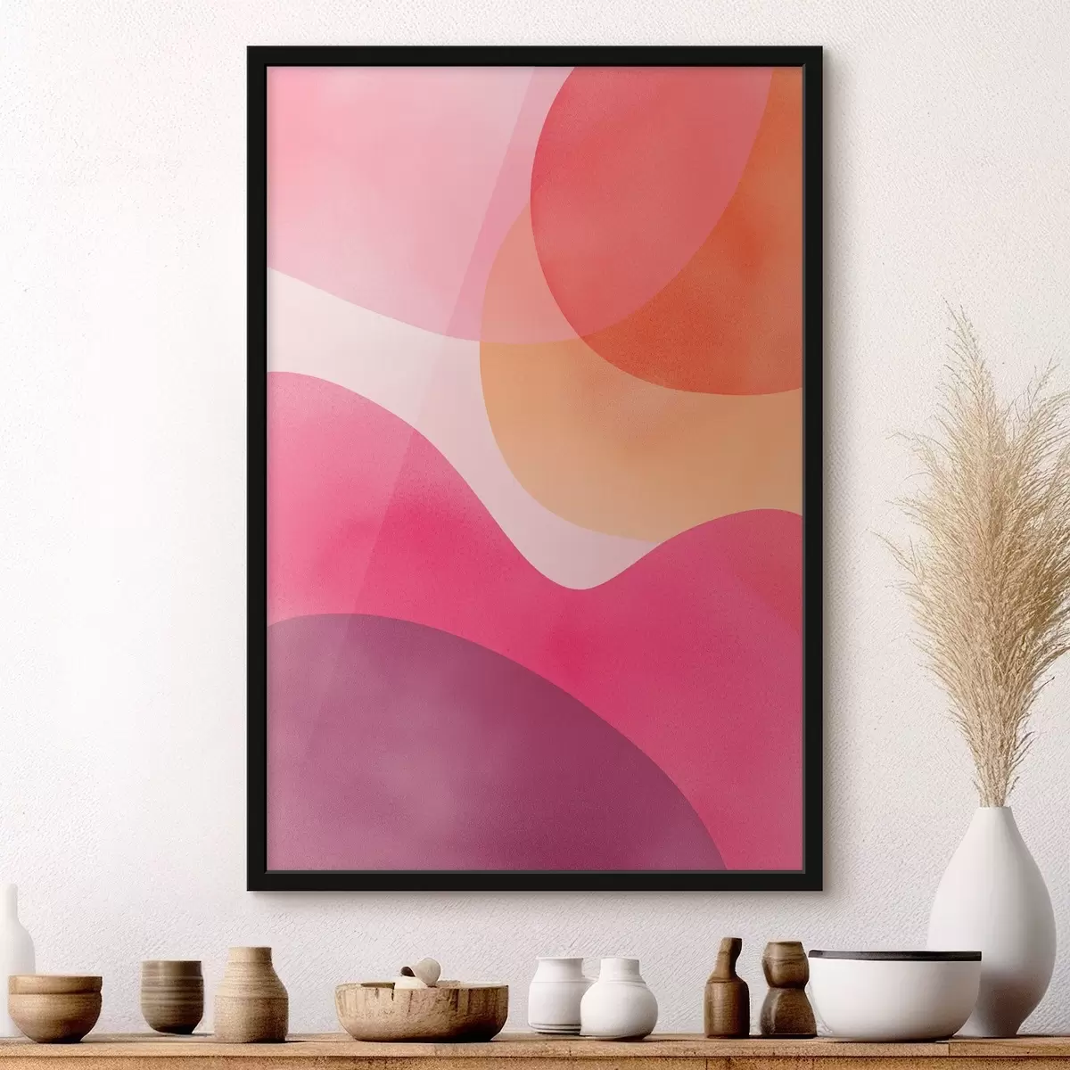 Poster Abstracte golven f46052