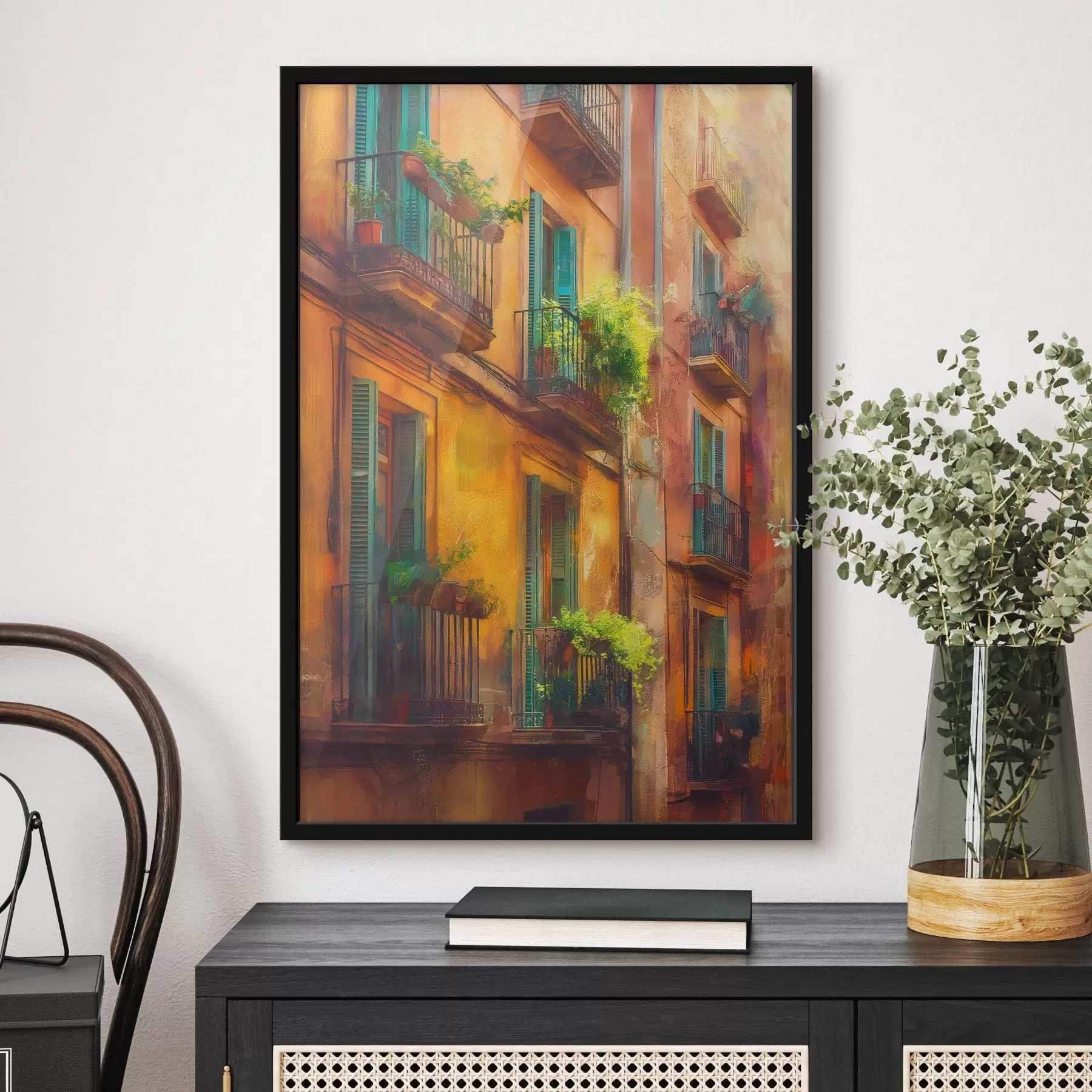 Fotobehang Balkon f46057