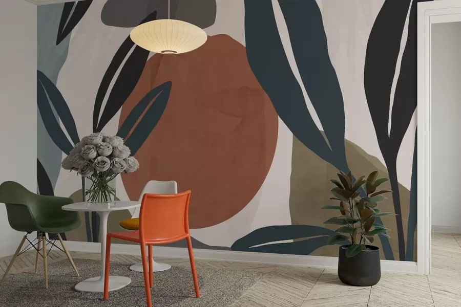 Fotobehang Abstracte botanica w04592