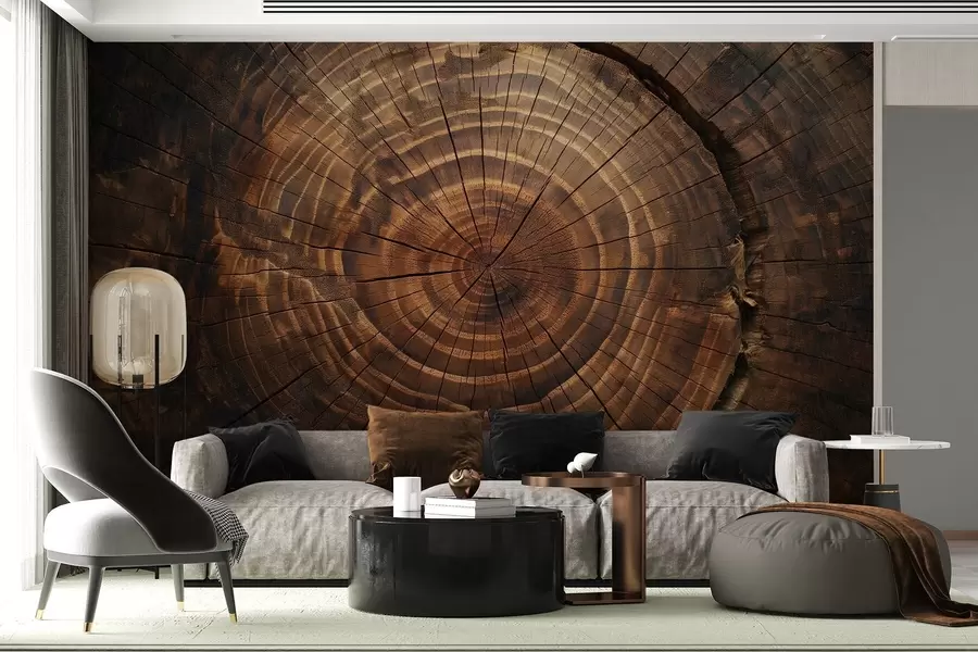 Fotobehang Boomringen w04642