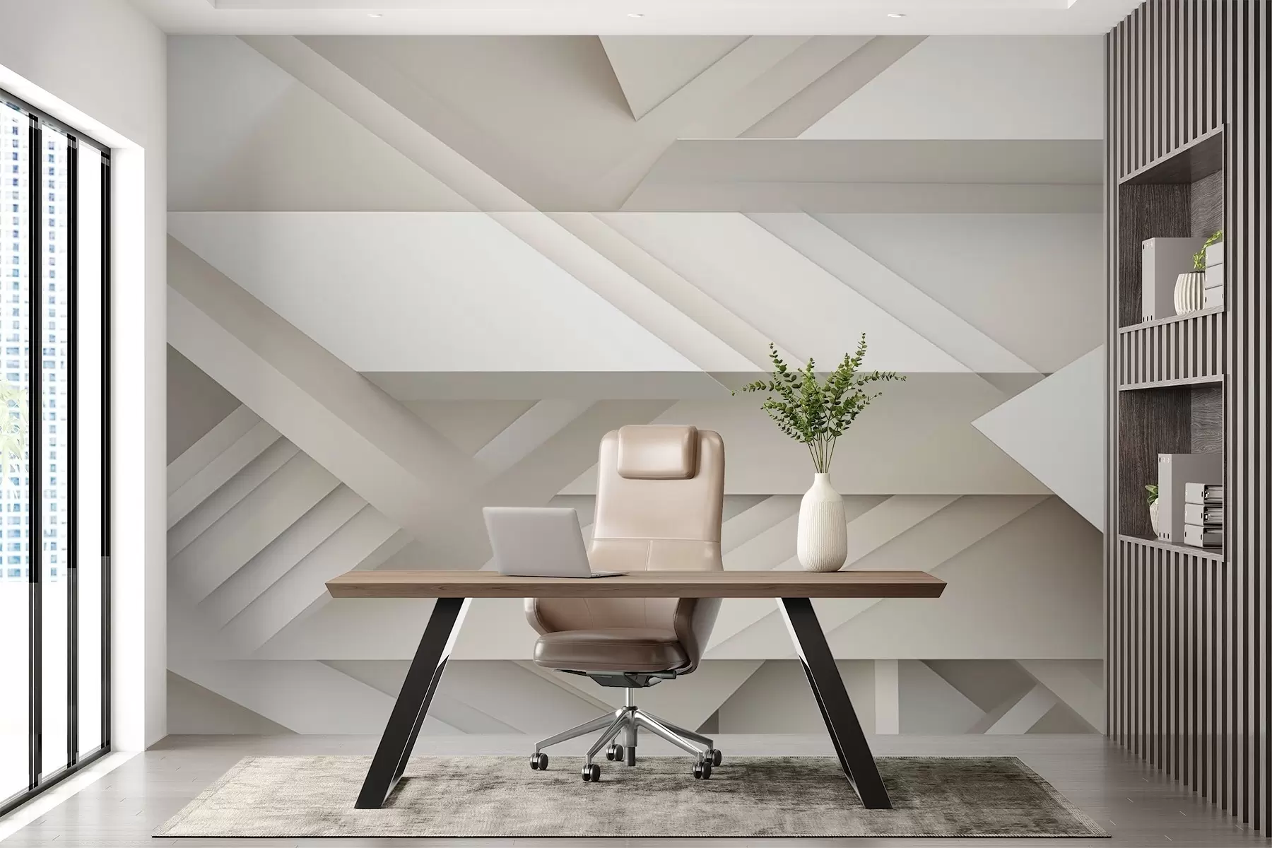 Fotobehang Abstractie w04685