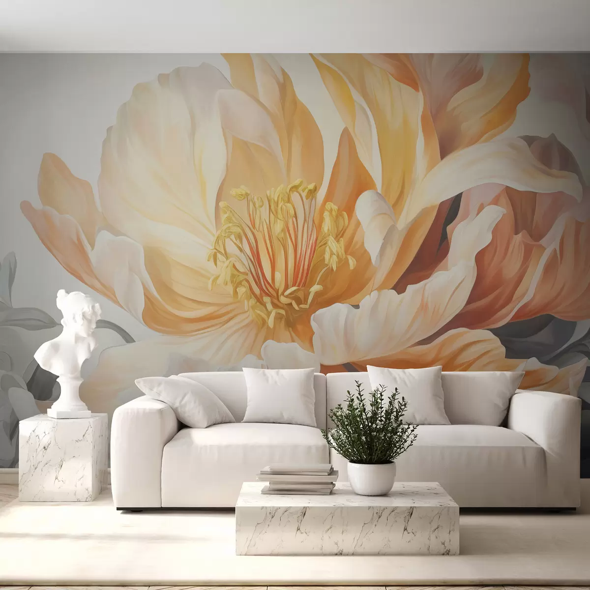 Fotobehang Bloeiende bloem w04686