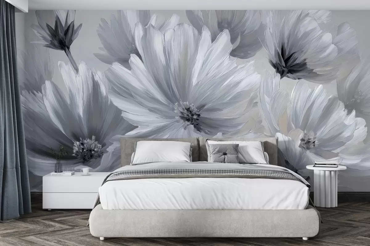 Fotobehang Abstracte bloemen w04670