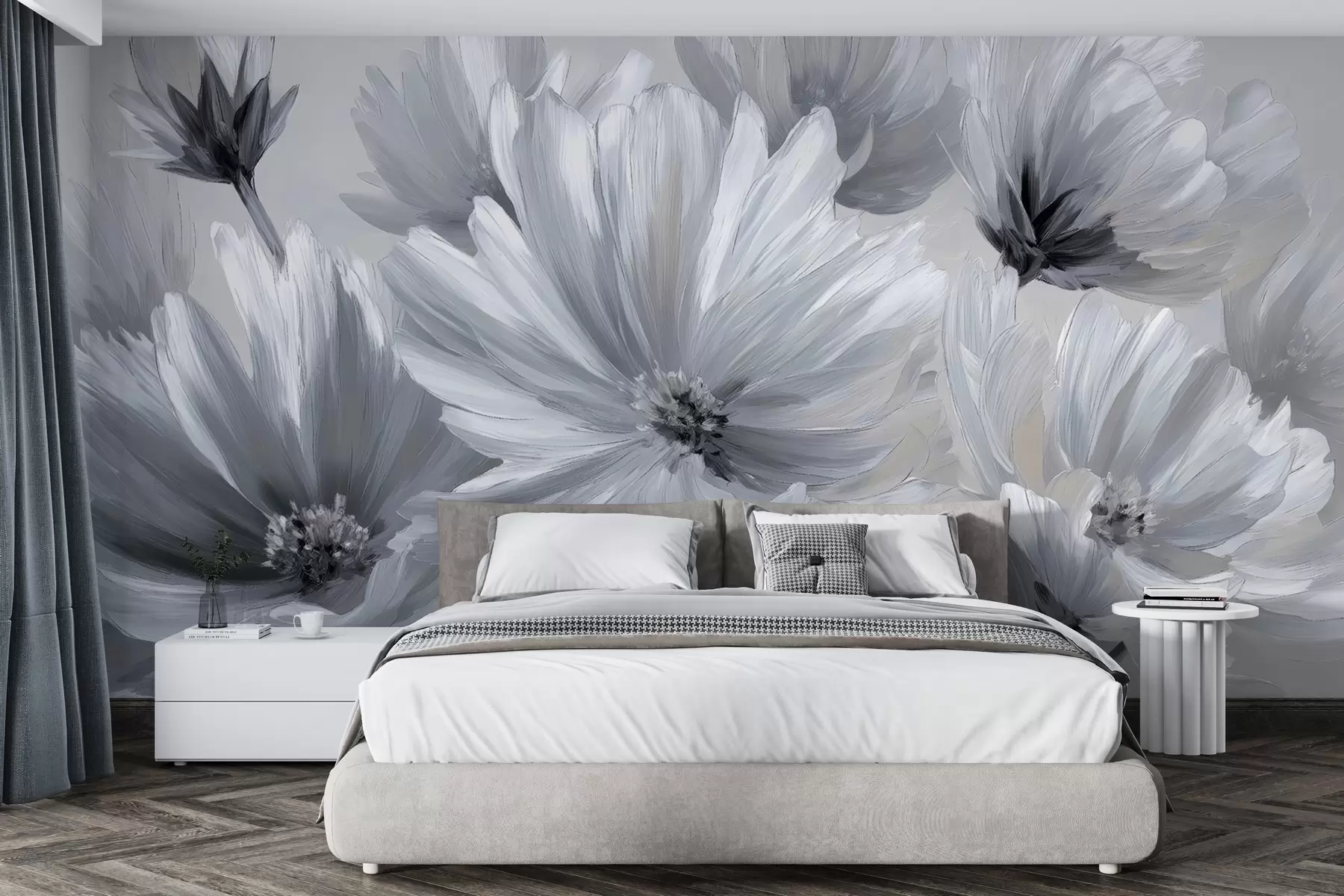 Fotobehang Abstracte bloemen w04670