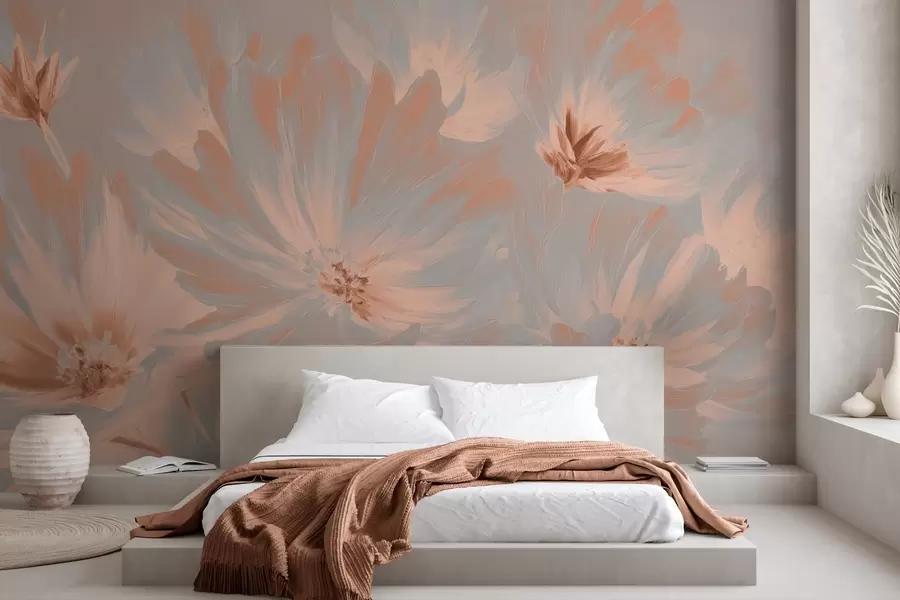 Fotobehang Abstracte bloemen w04670v1