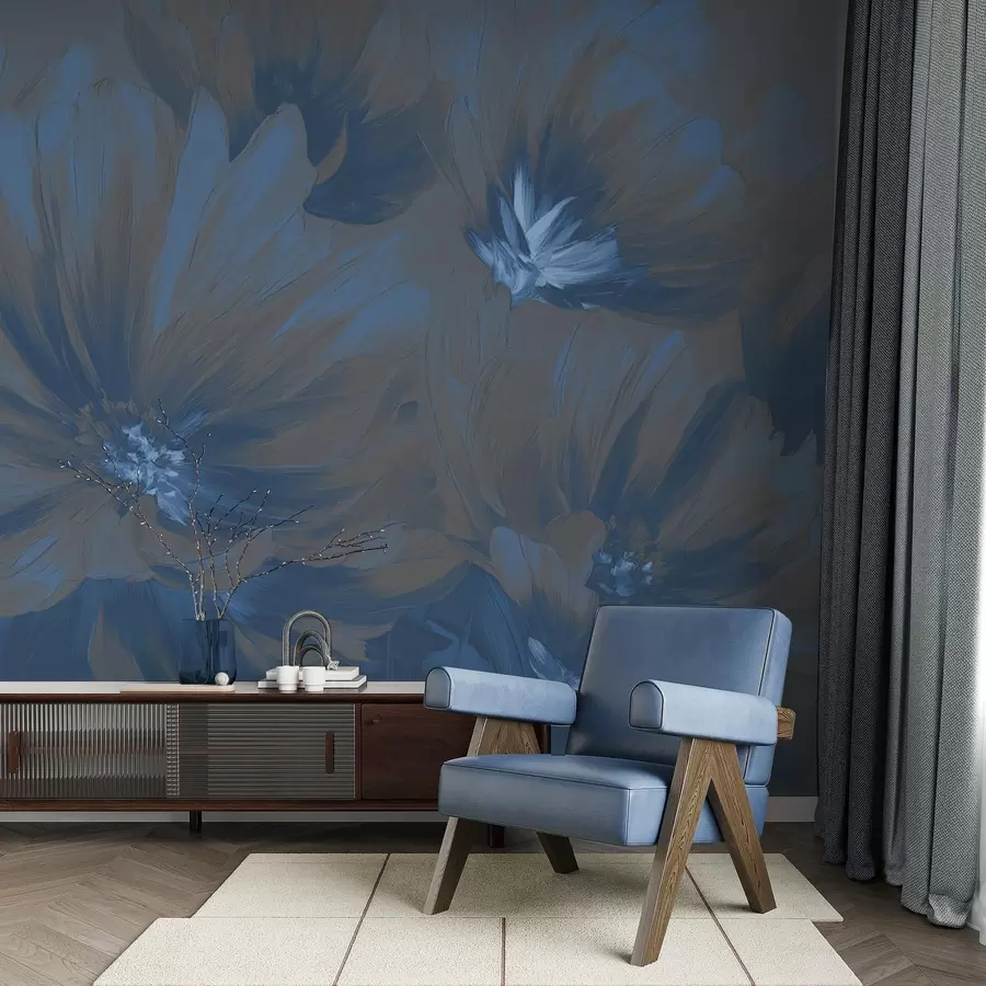 Fotobehang Abstracte bloemen w04670v2