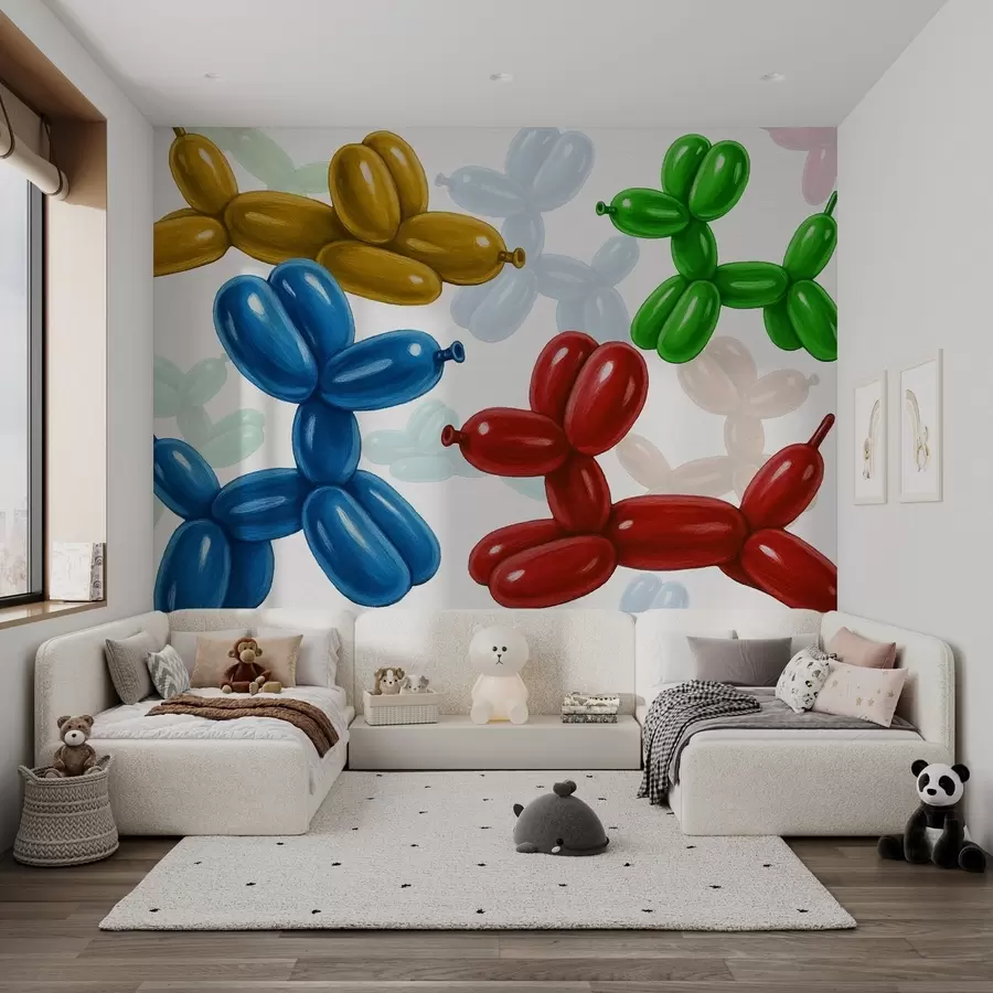 Fotobehang Hondvormige ballen w04675