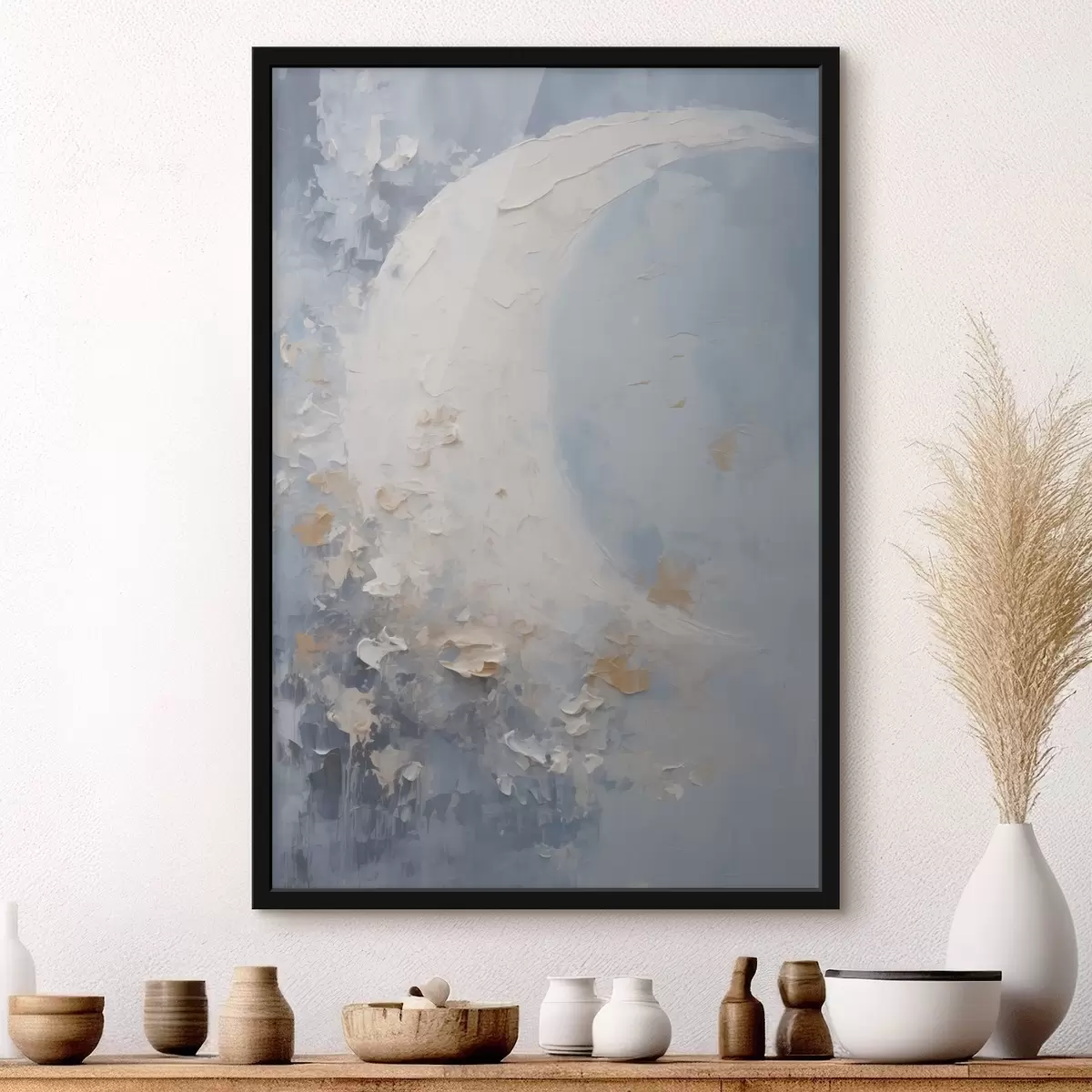 Poster Nieuwe maan abstractie f46124