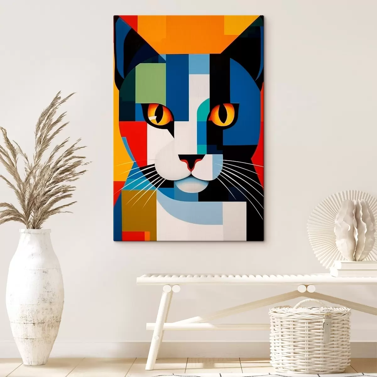  Schilderijen Abstracte kat s46204