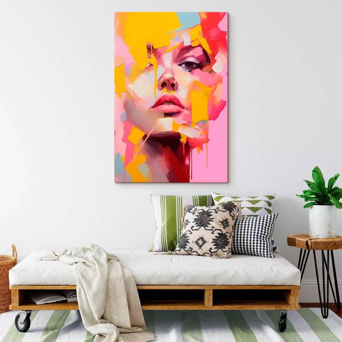  Schilderijen Abstract gezicht s46217