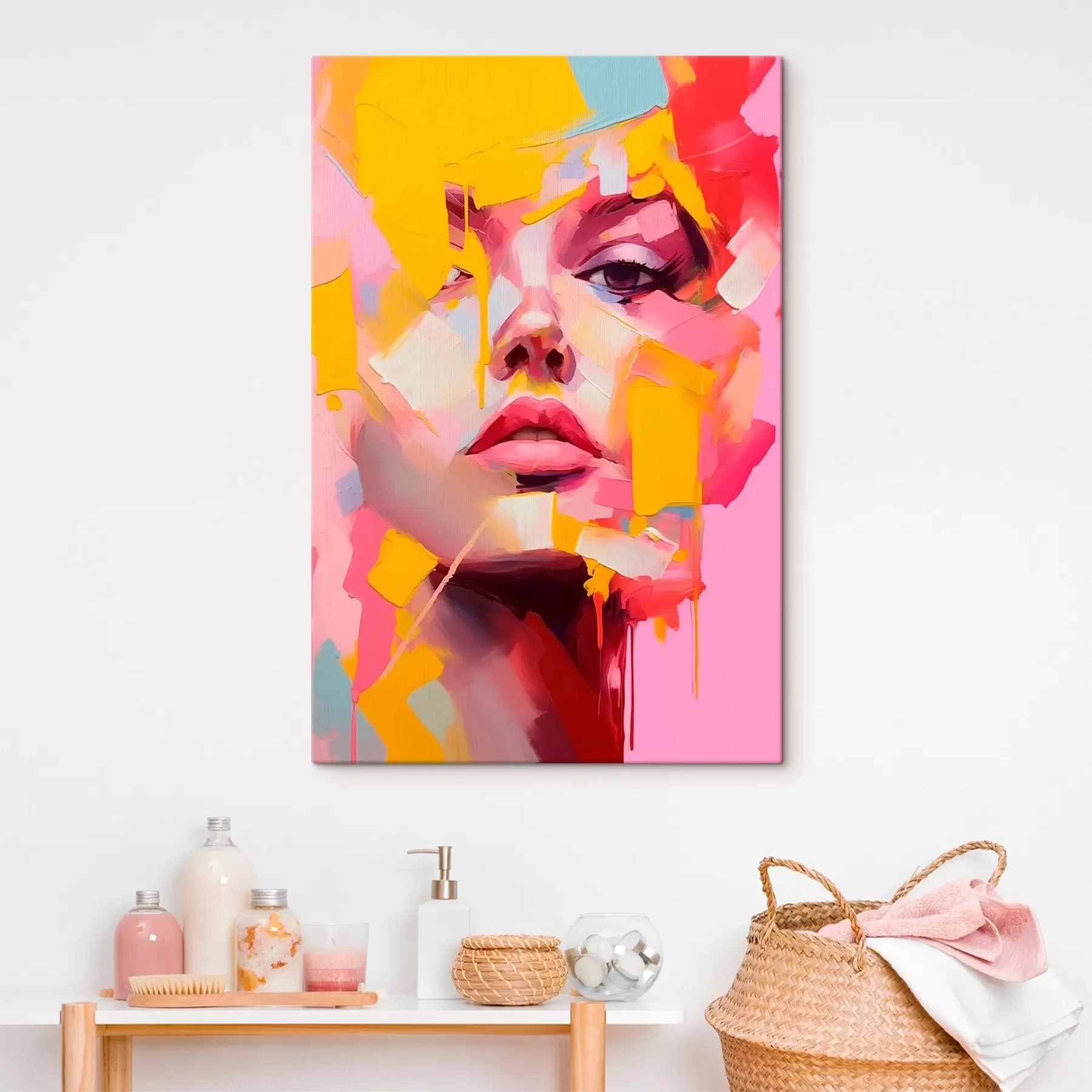  Schilderijen Abstract gezicht s46217