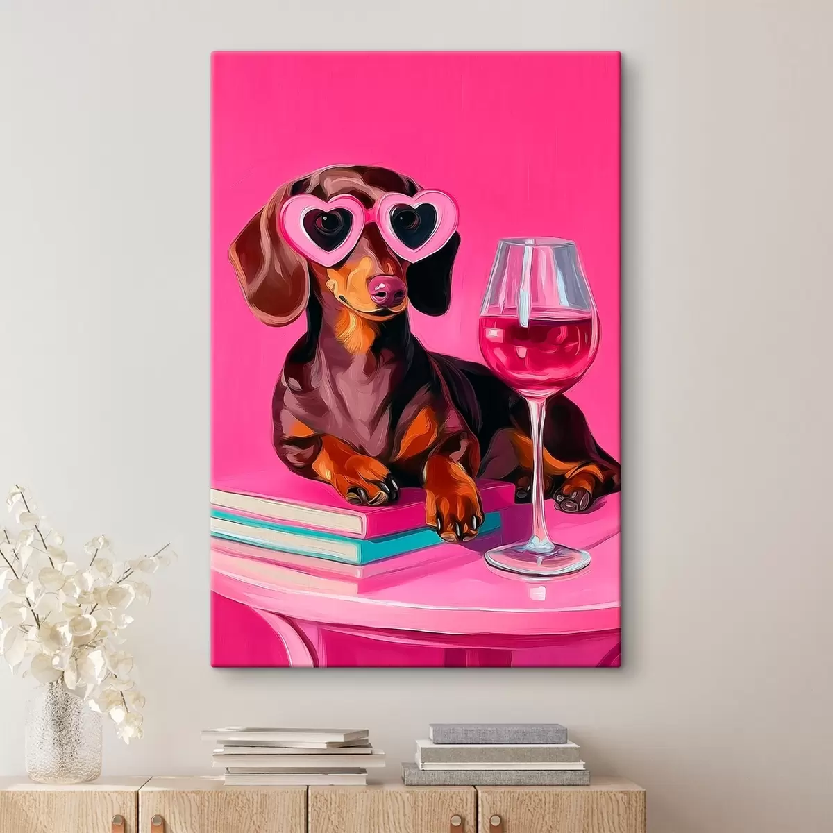  Schilderijen Hond met bril s46234