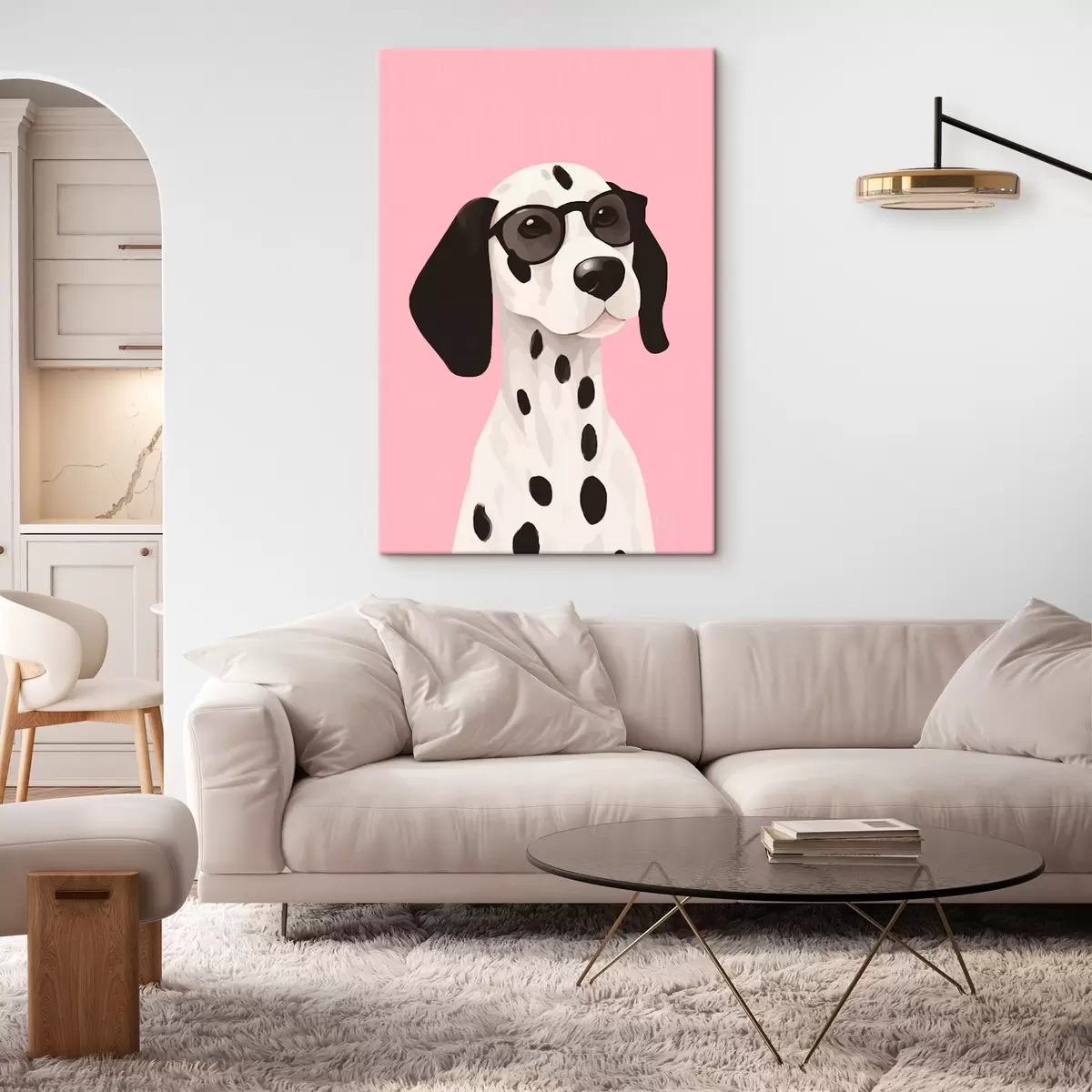  Schilderijen Dalmatiër met zonnebril s46251
