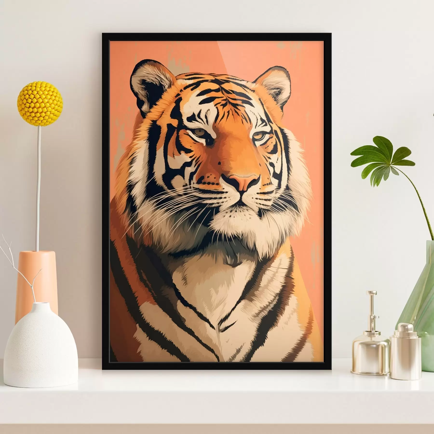 Fotobehang Tijger f46205