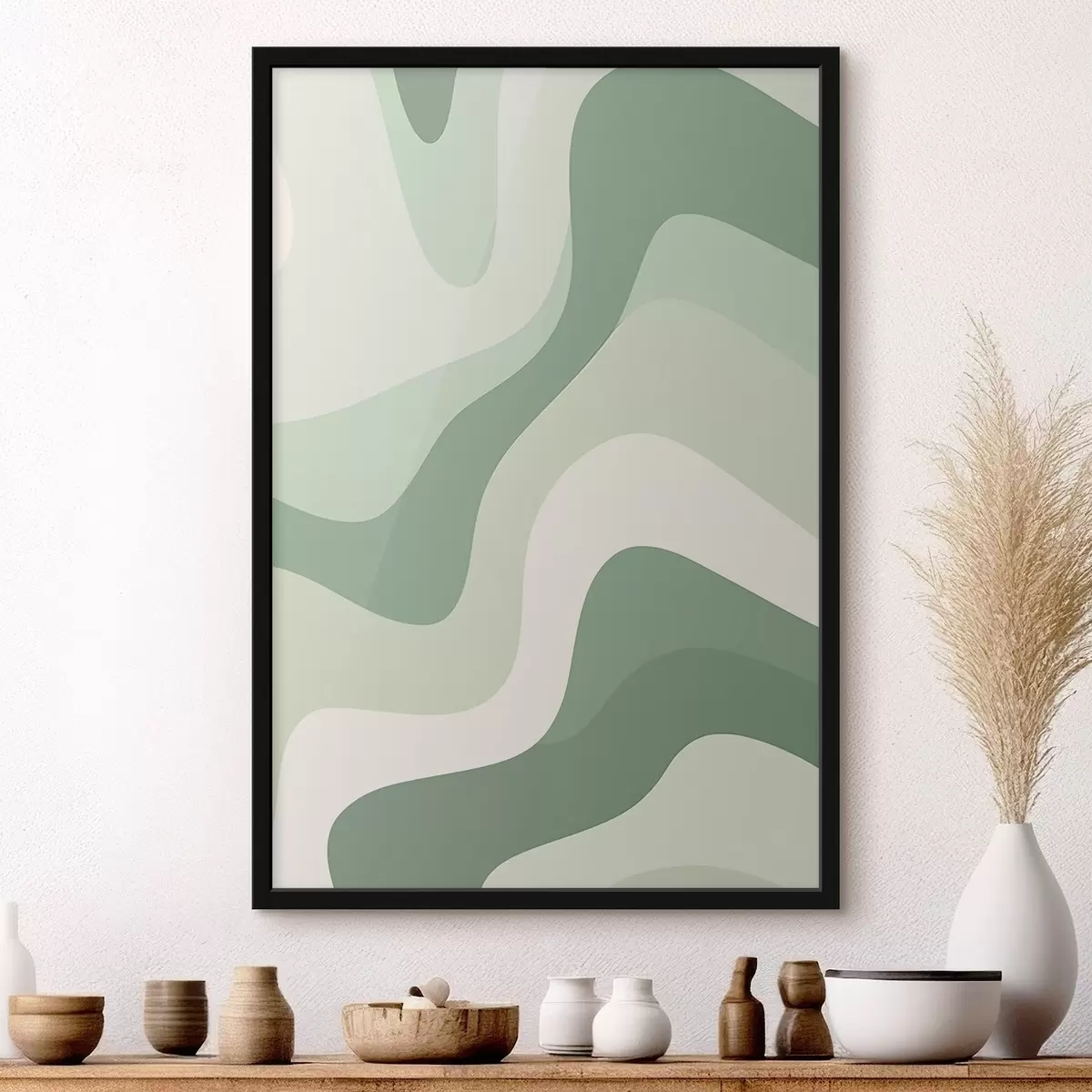 Poster Abstracte golven f46215