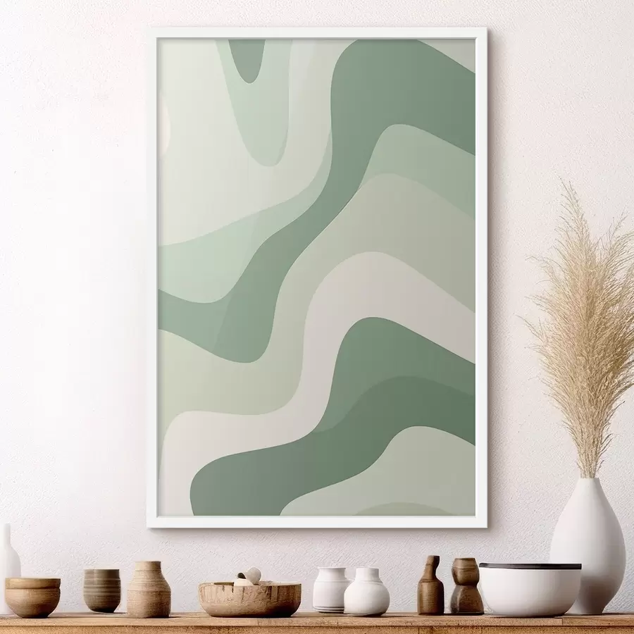 Fotobehang Abstracte golven f46215