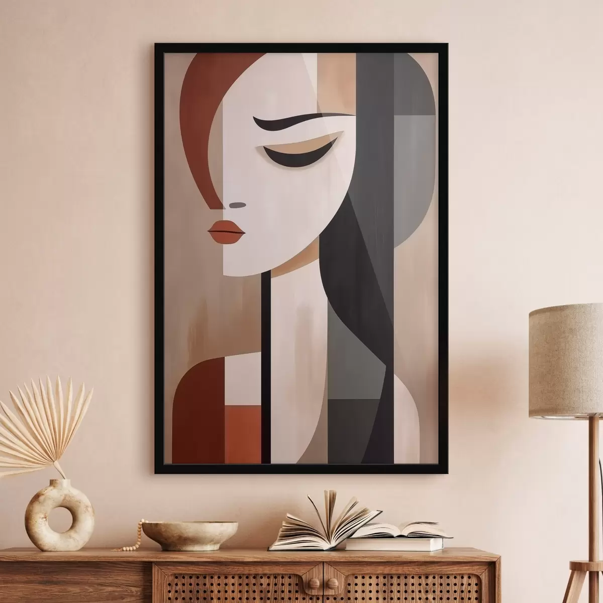 Poster Abstracte gezichten f46242