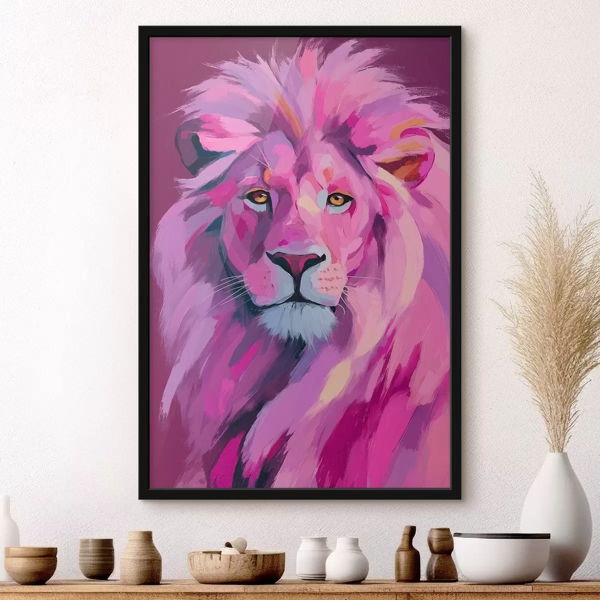 Poster Leeuw f46243