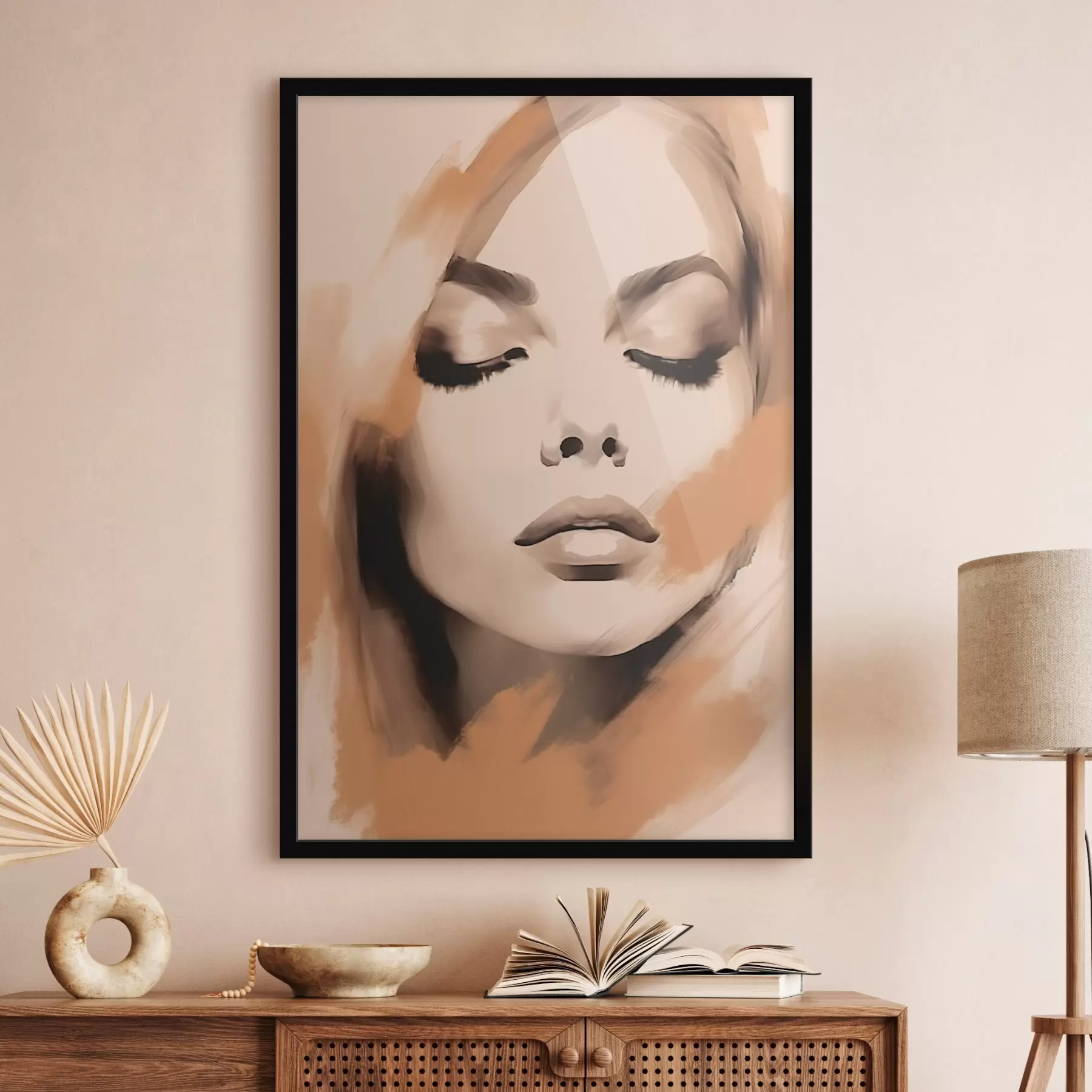 Fotobehang Vrouwelijk portret f46247