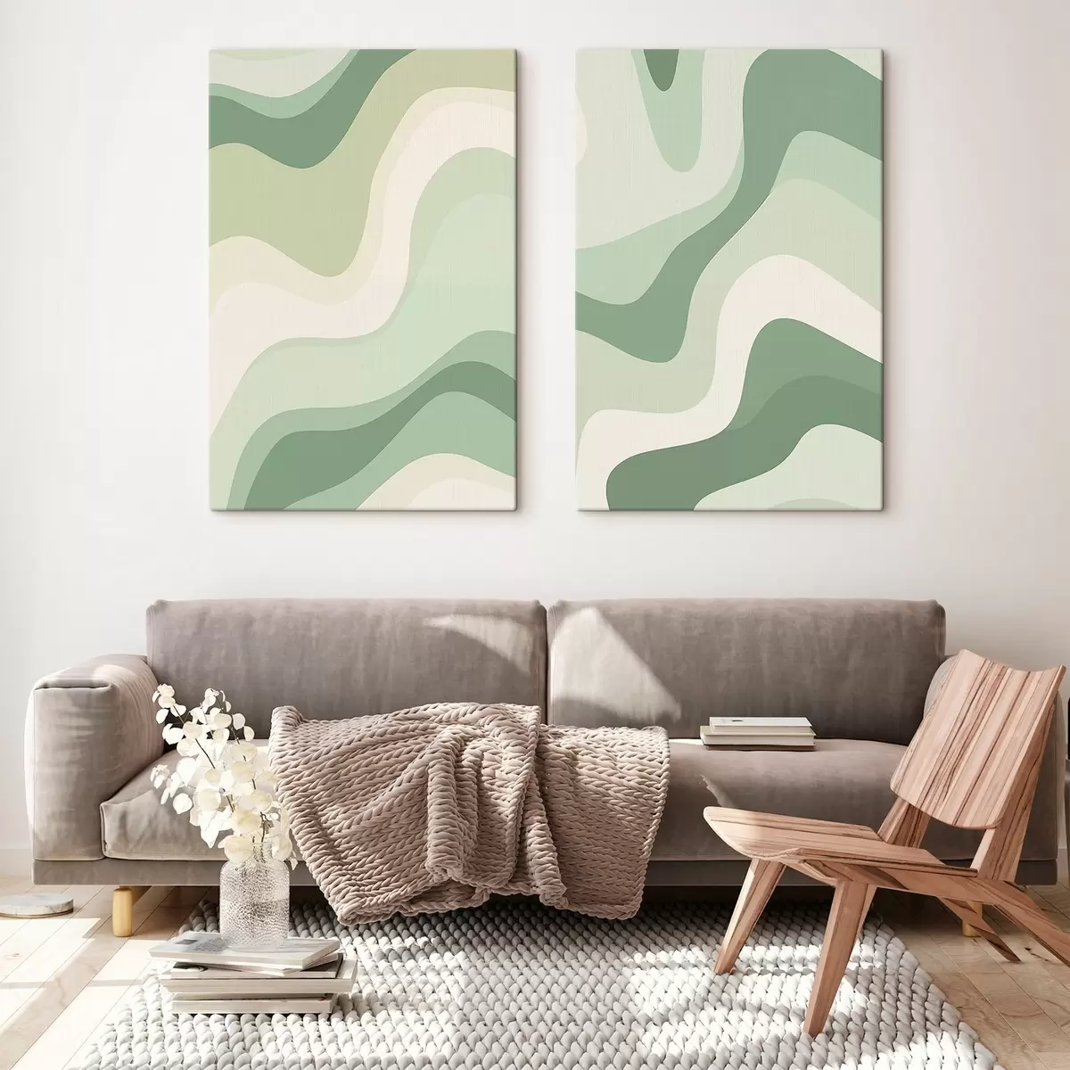  Schilderijen Abstracte golven m00842