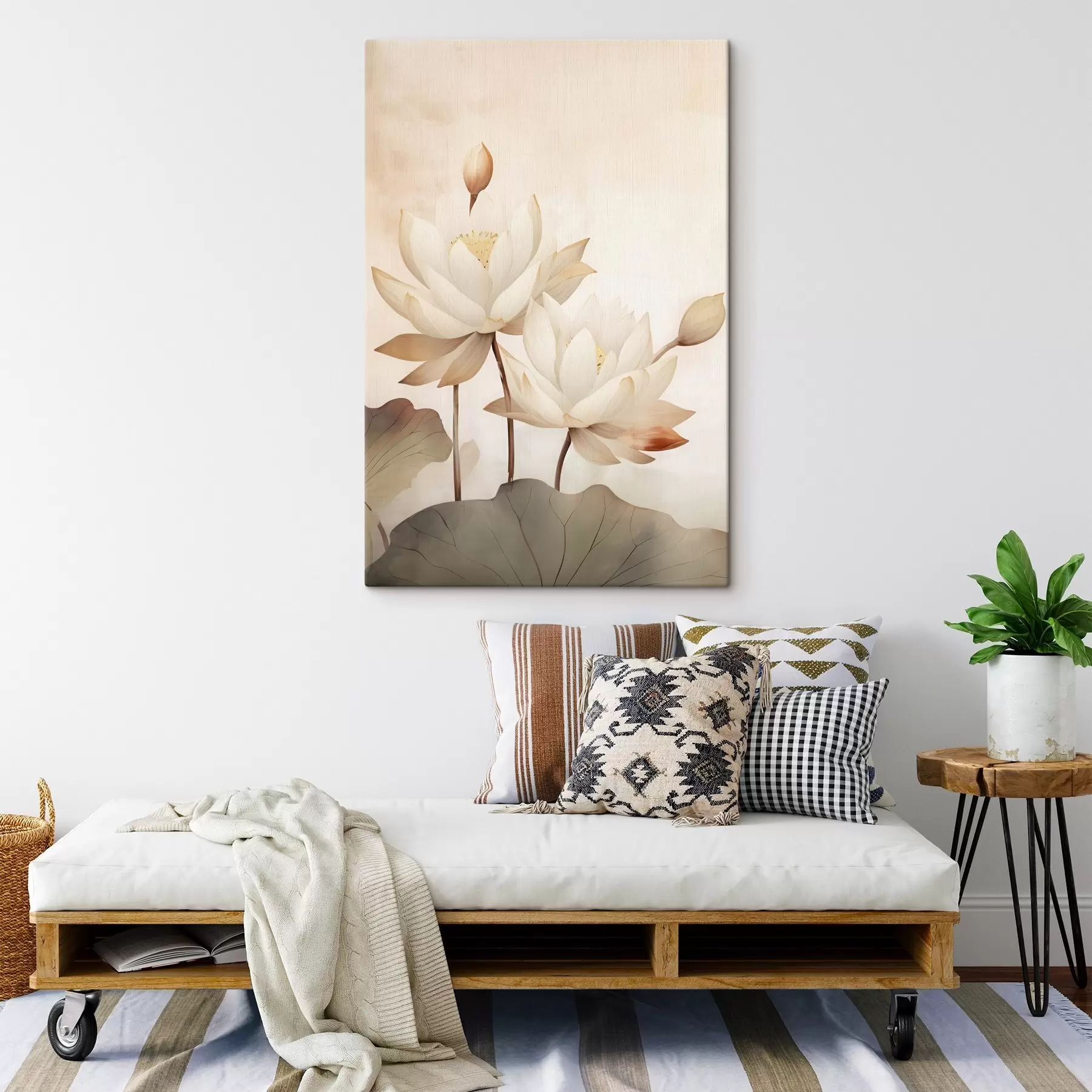  Schilderijen Grote lotusbloemen s46069