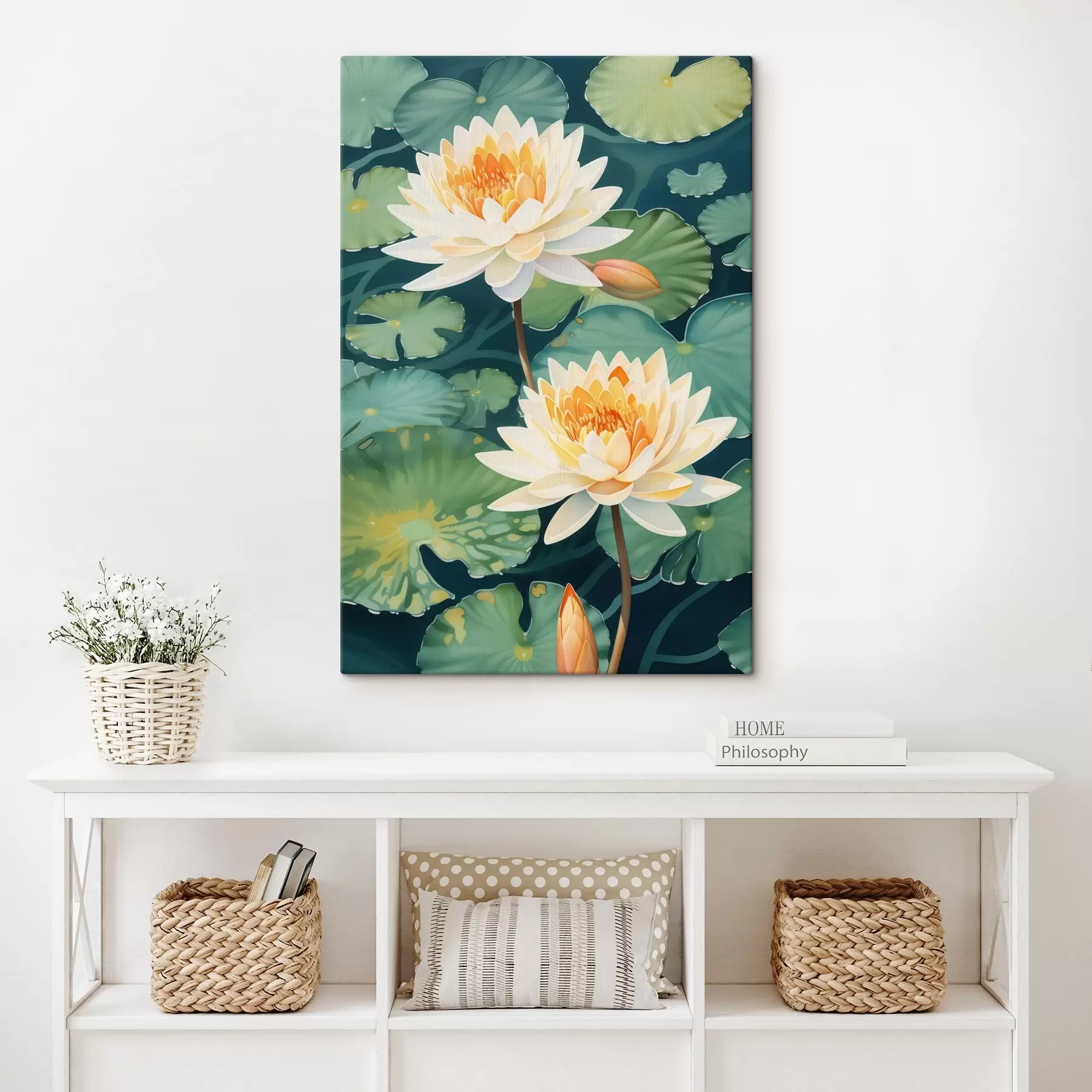  Schilderijen Grote lotus s46088