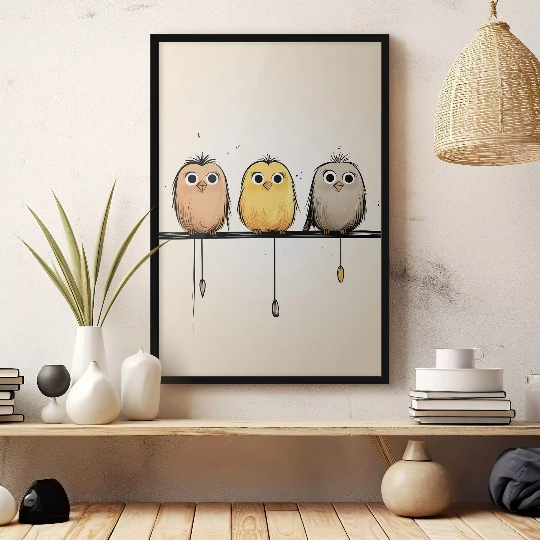 Fotobehang Schattige kuikens f46071