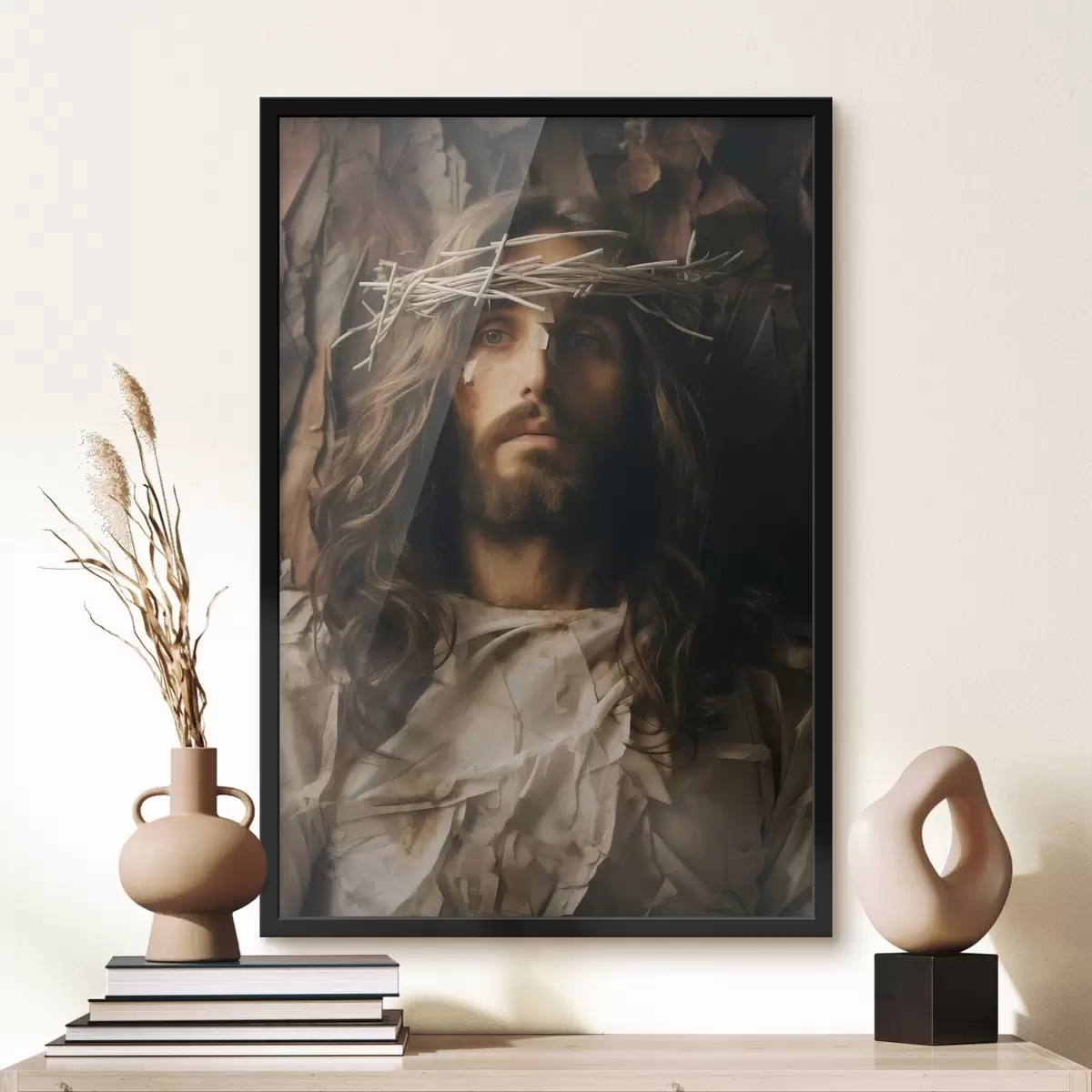 Poster Portret van Jezus f46078