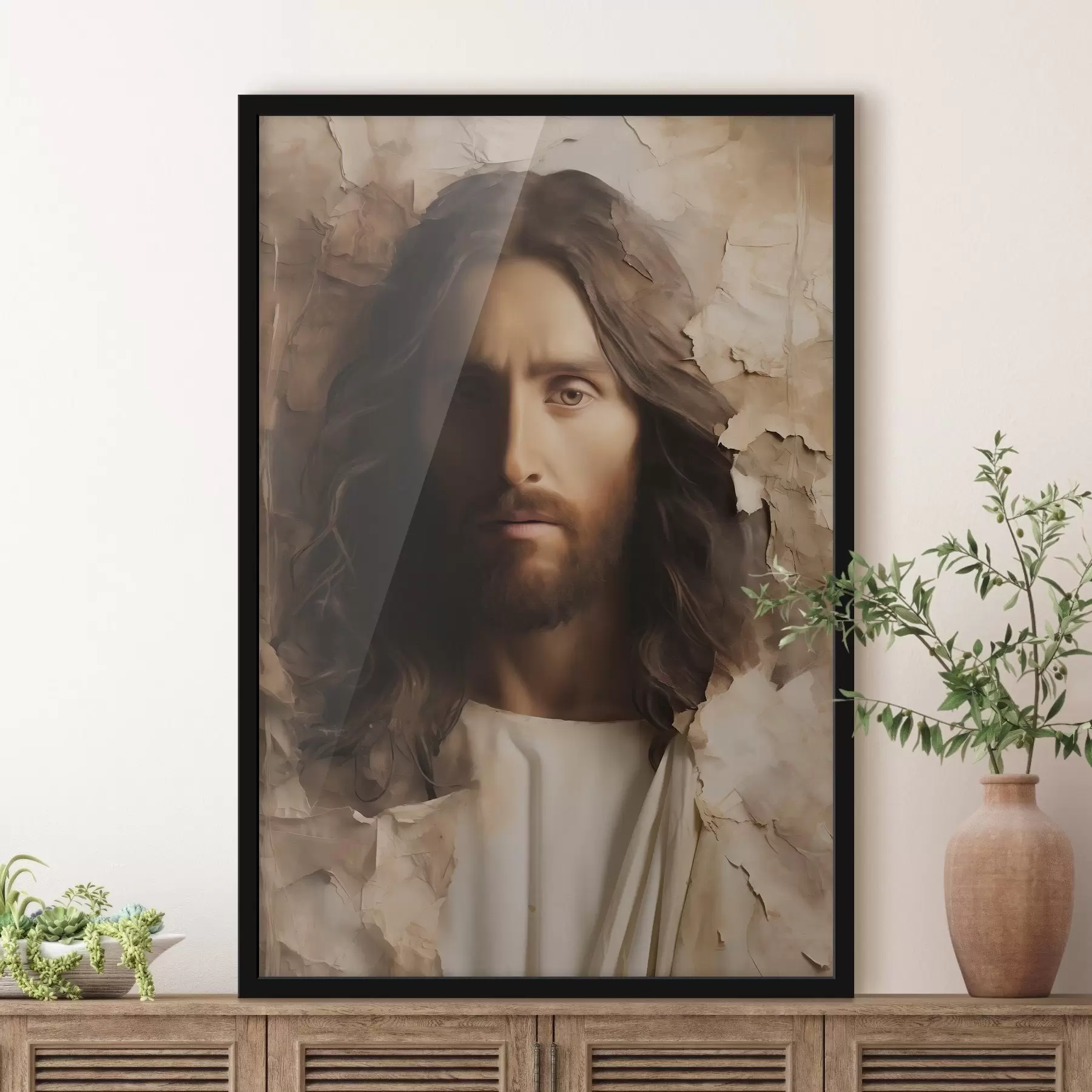 Fotobehang Jezus f46079