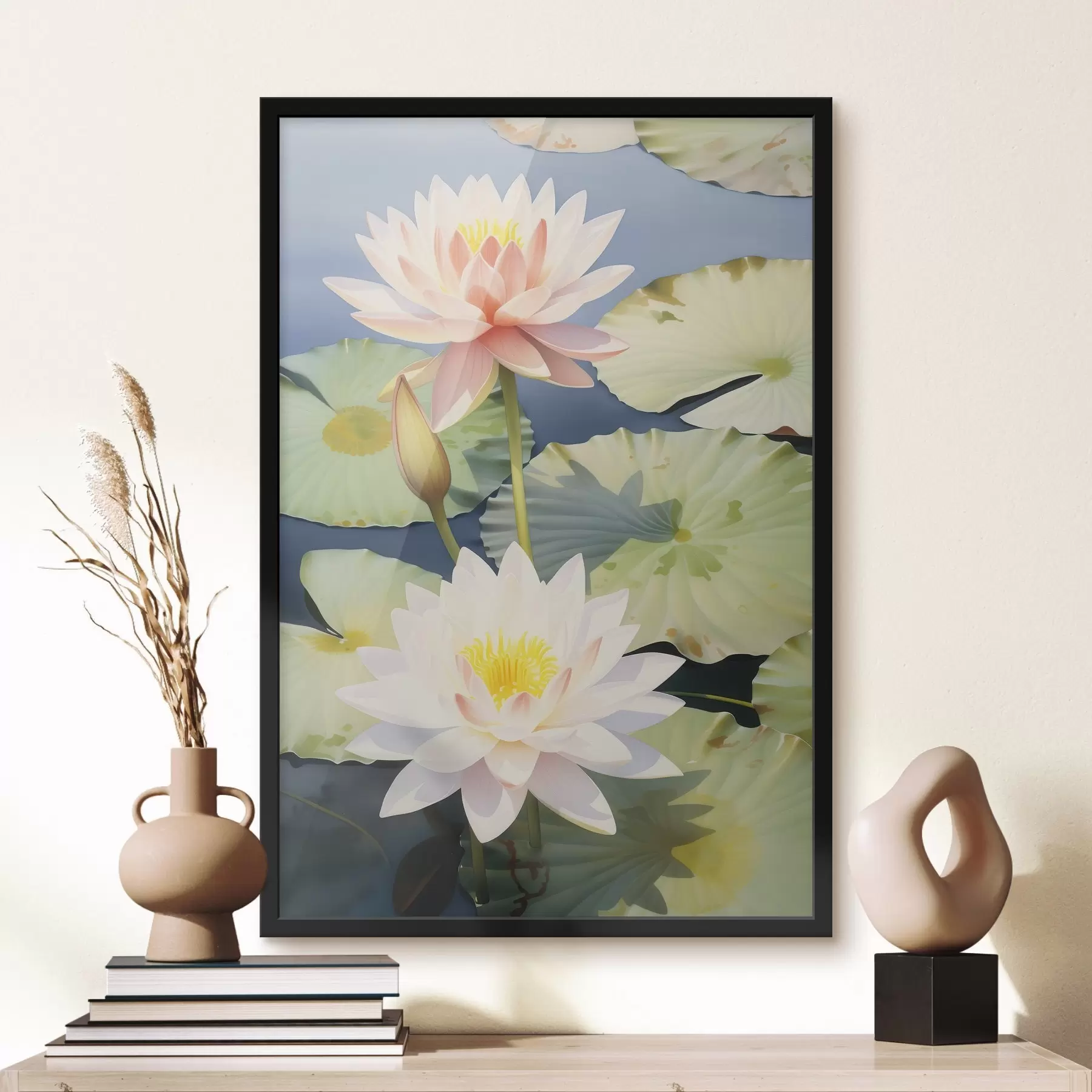 Fotobehang Luxe lotusbloemen f46089