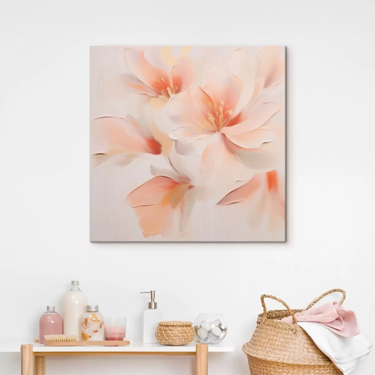  Schilderijen Abstracte bloemen s46012