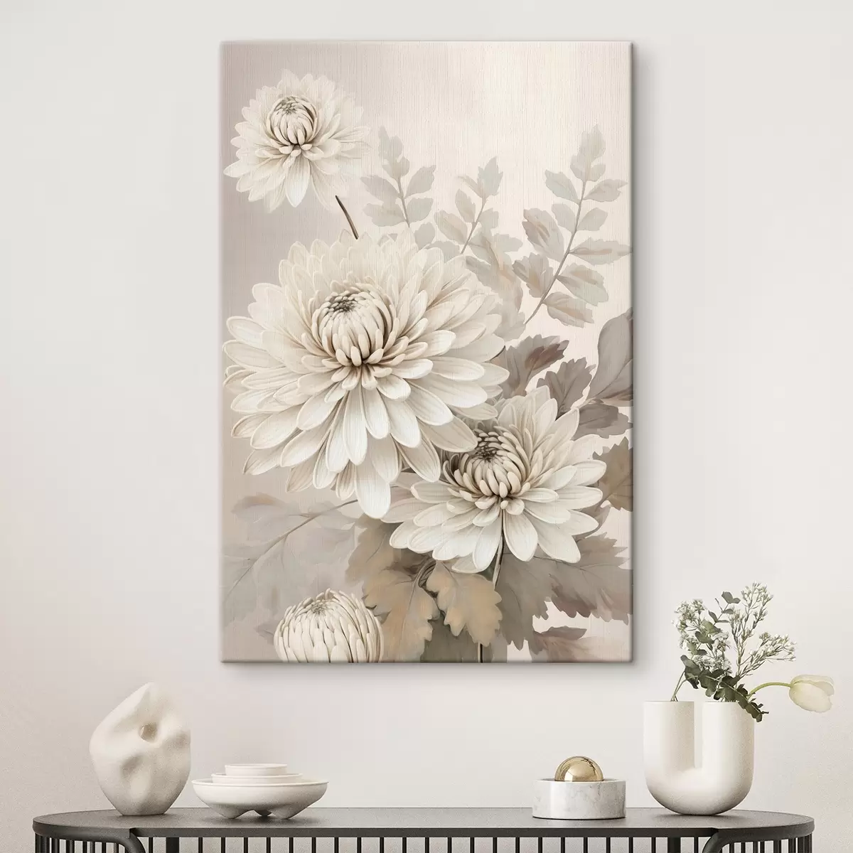  Schilderijen Abstracte chrysanten s46261