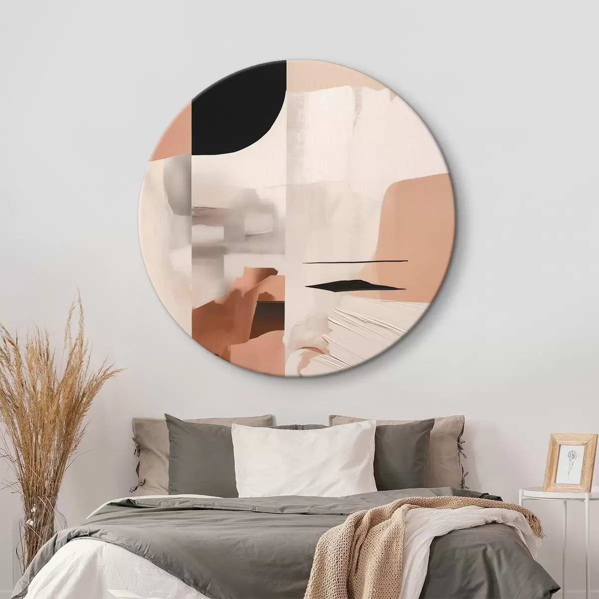 Ronde schilderijen Abstracte samenstelling r46133