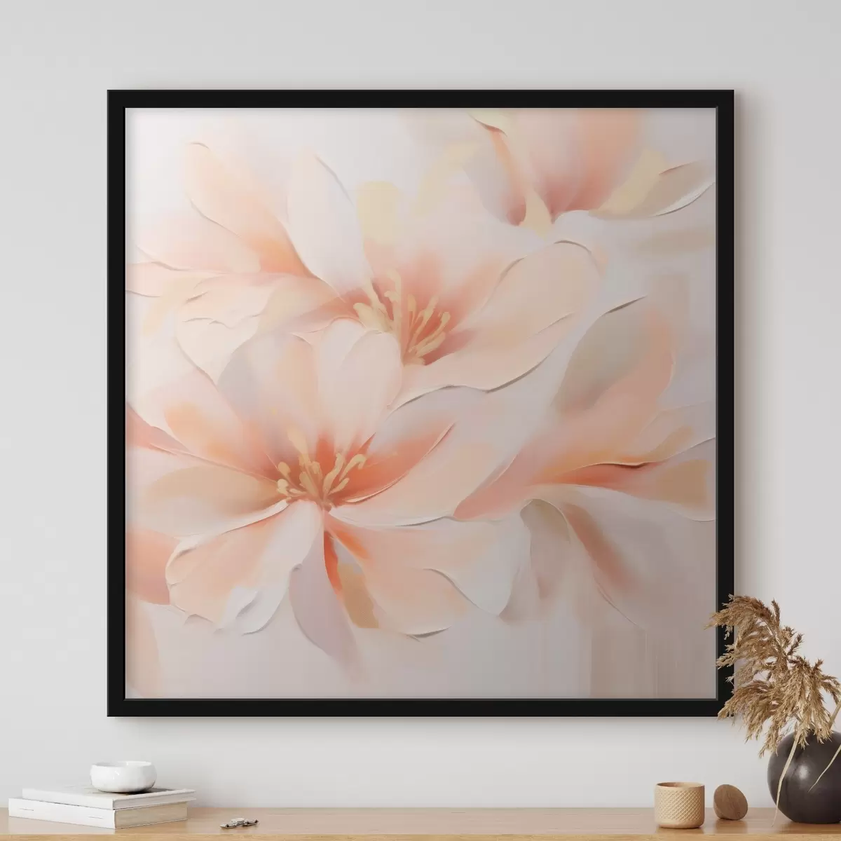 Poster Abstracte bloemen f46130