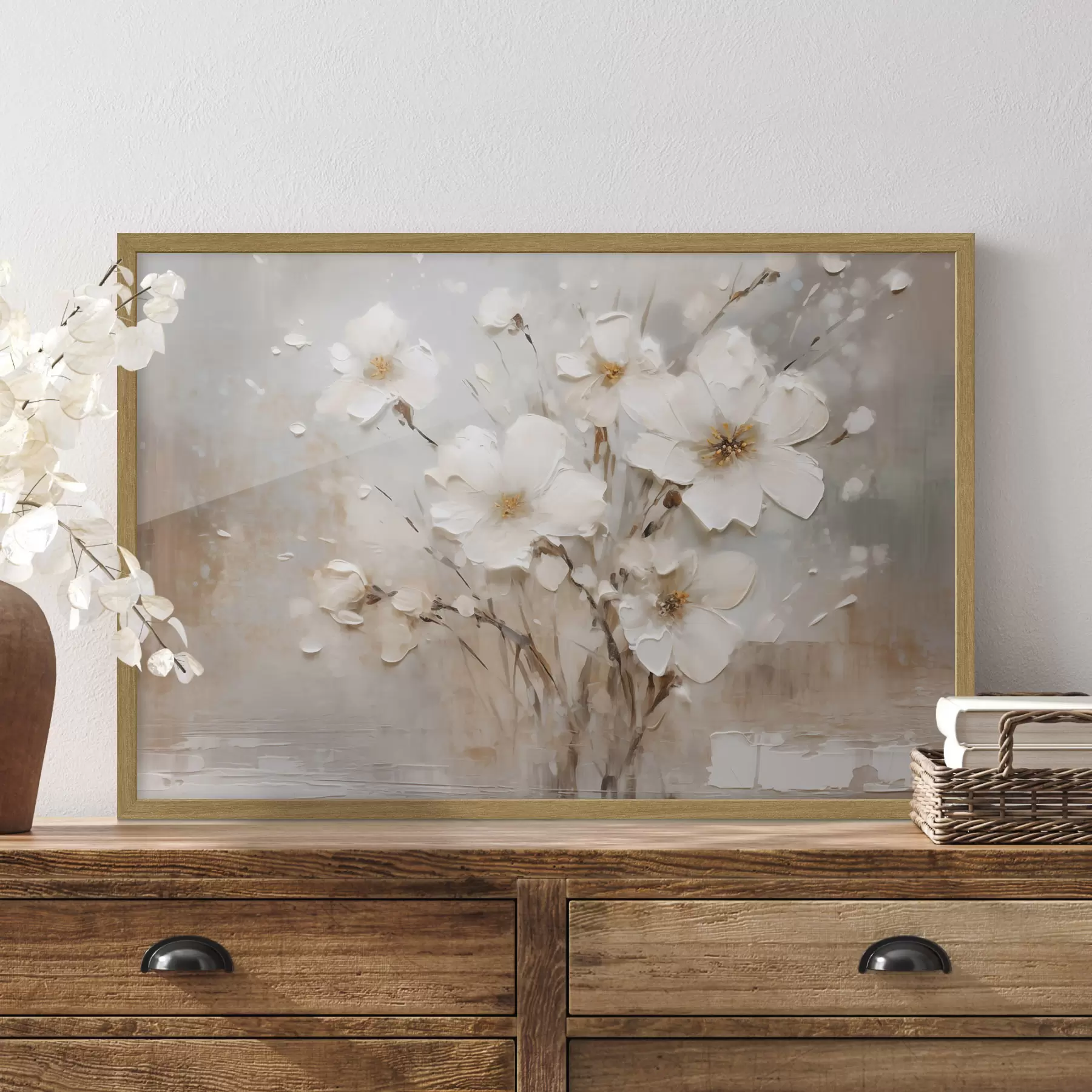 Fotobehang Abstracte bloemen f46254
