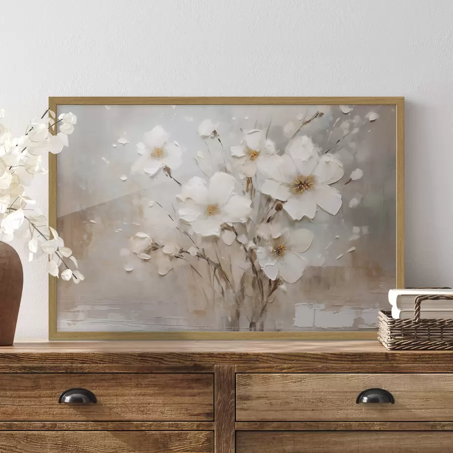 Fotobehang Abstracte bloemen f46254