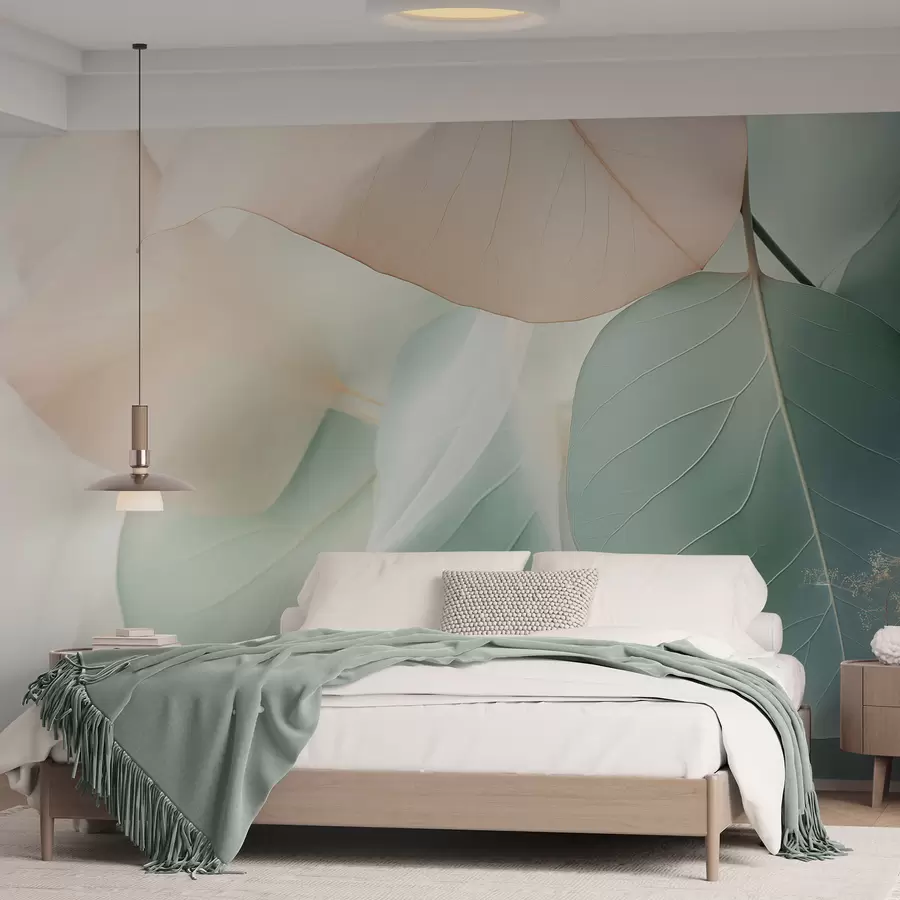 Fotobehang Abstracte bladeren w04726
