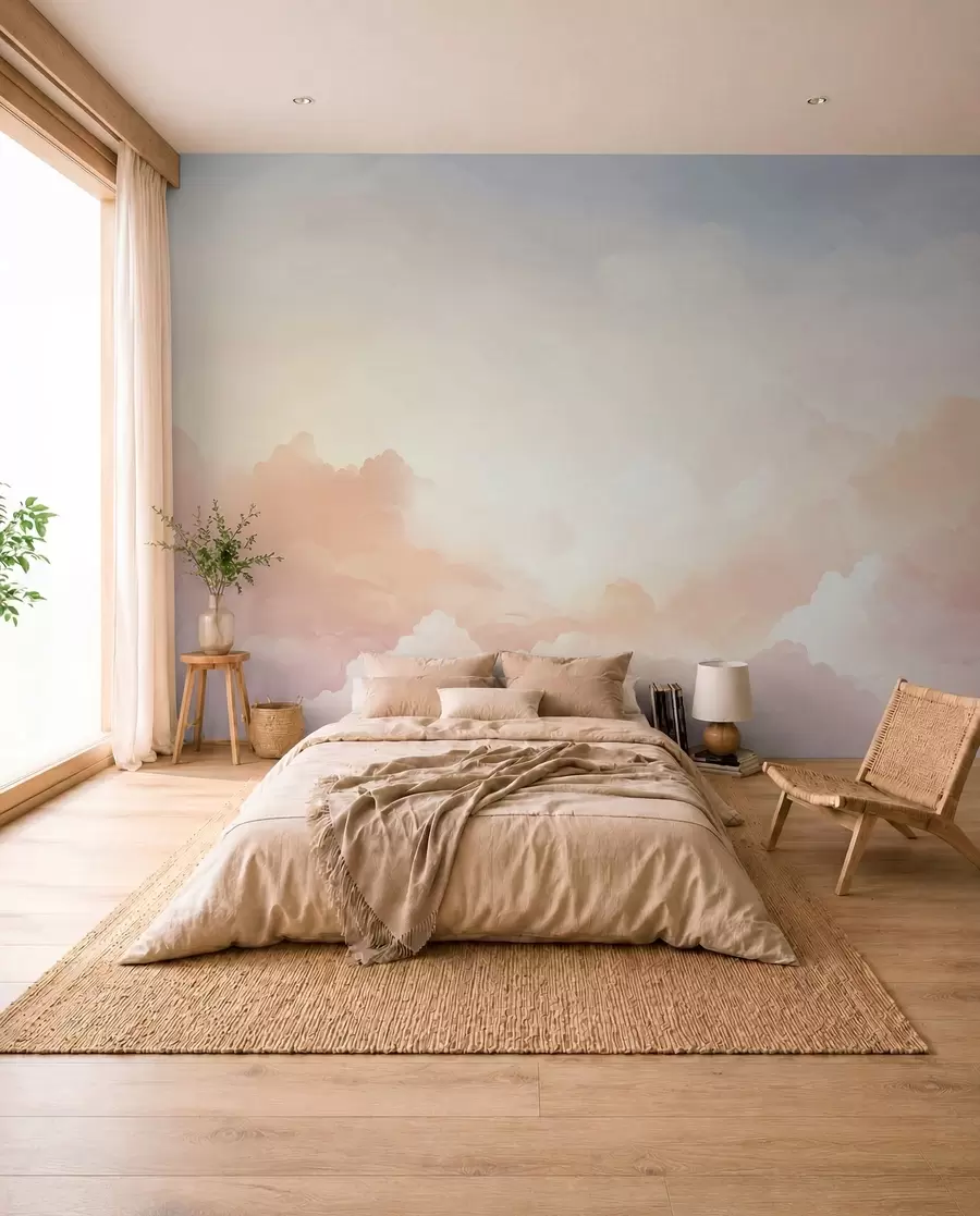 Fotobehang Wolken w04744