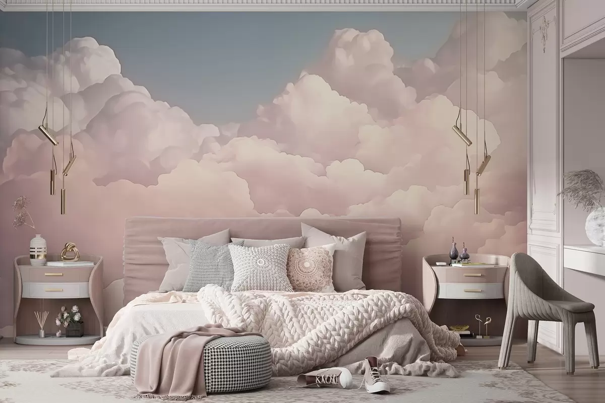 Fotobehang Wolken w04750