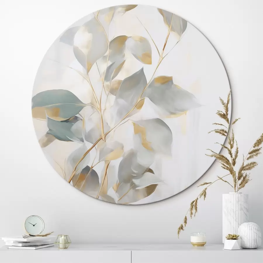  Schilderijen Abstracte bladeren r46349