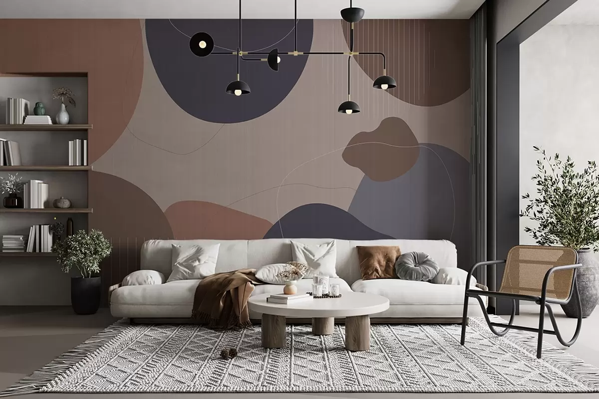 Fotobehang Abstracte cirkels w04759
