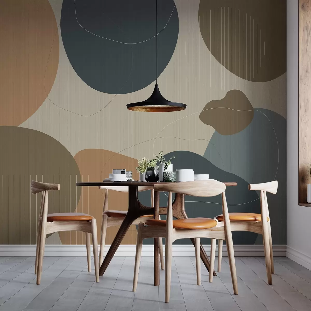 Fotobehang Abstracte cirkels w04759v1