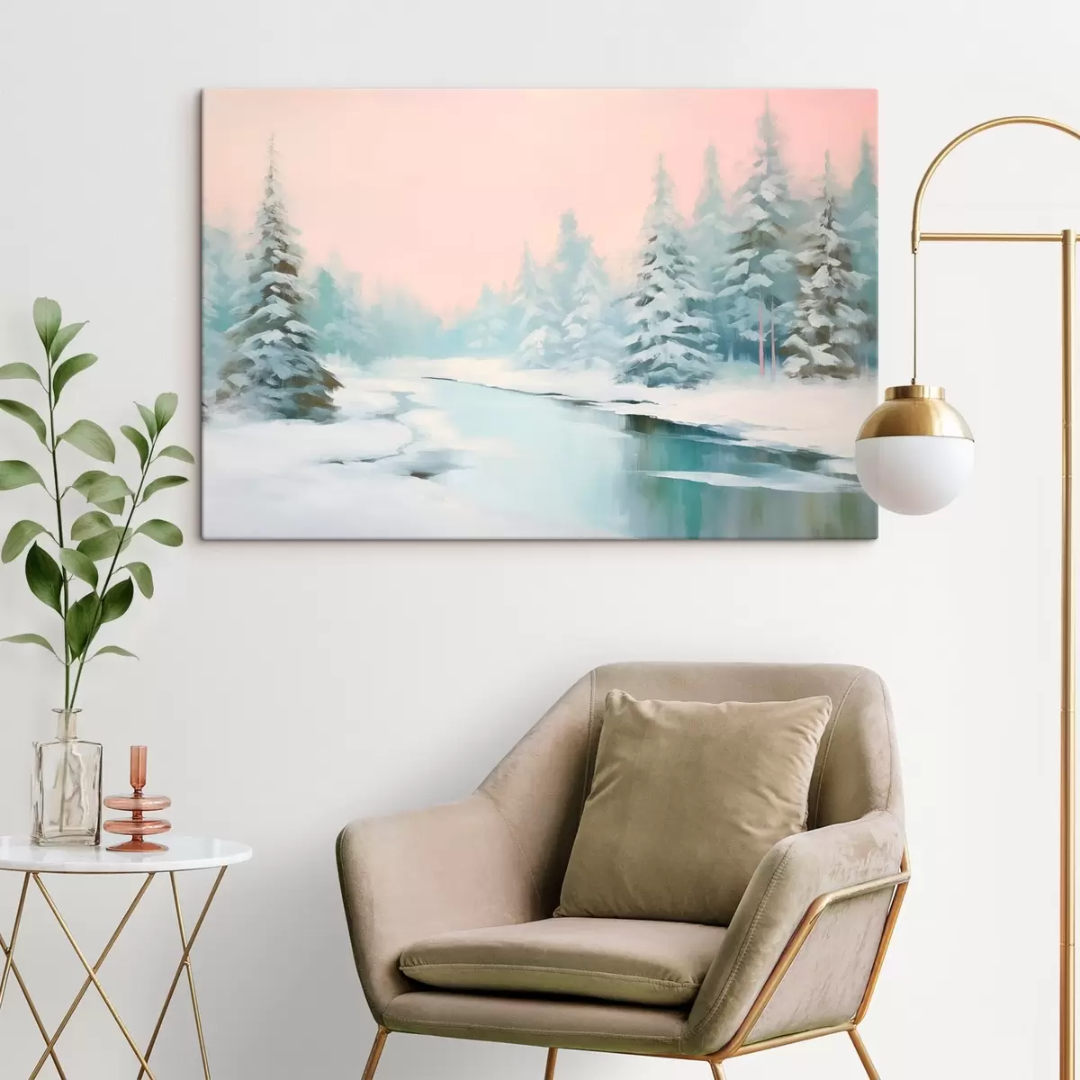  Schilderijen Winterlandschap s46408