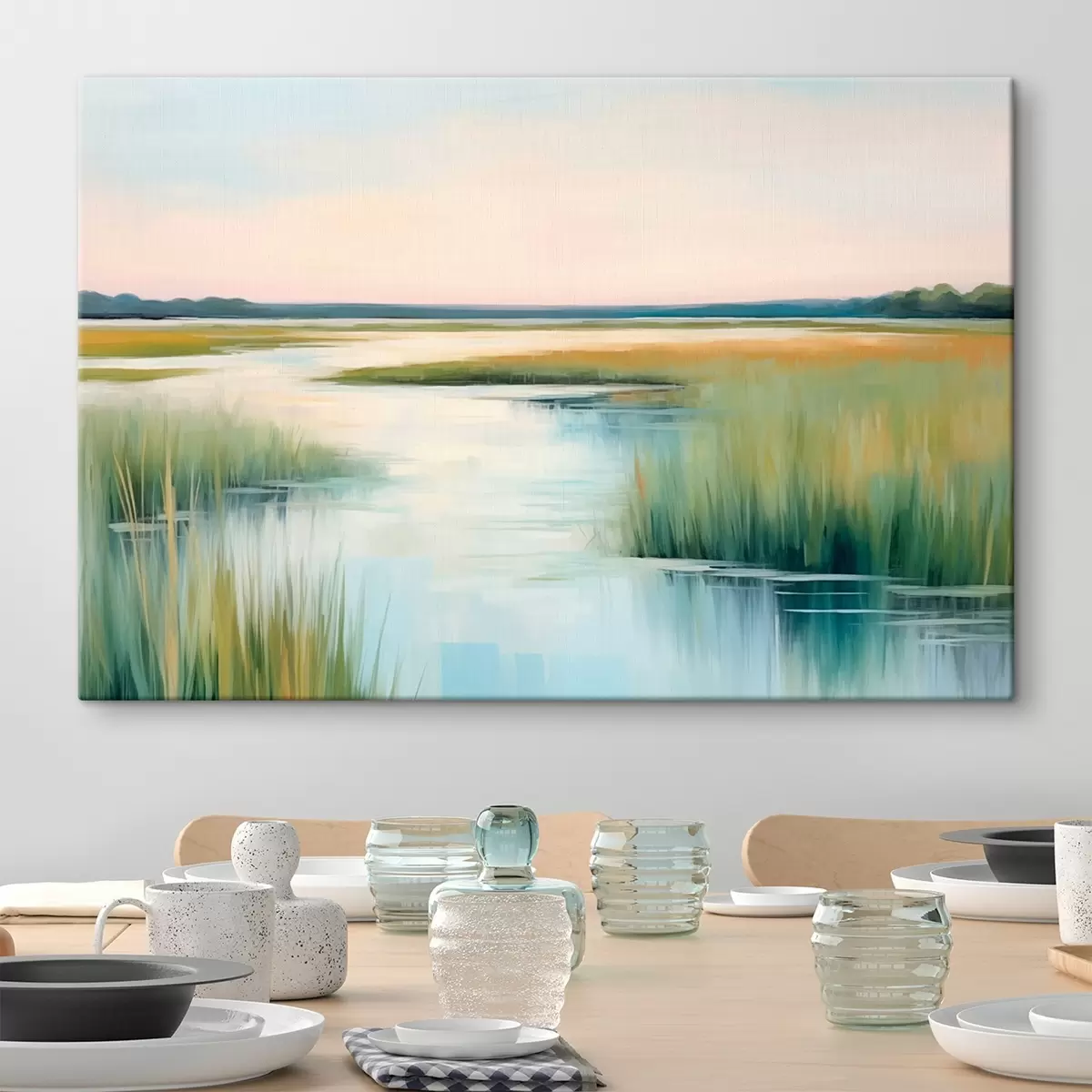  Schilderijen Zomerlandschap s46409