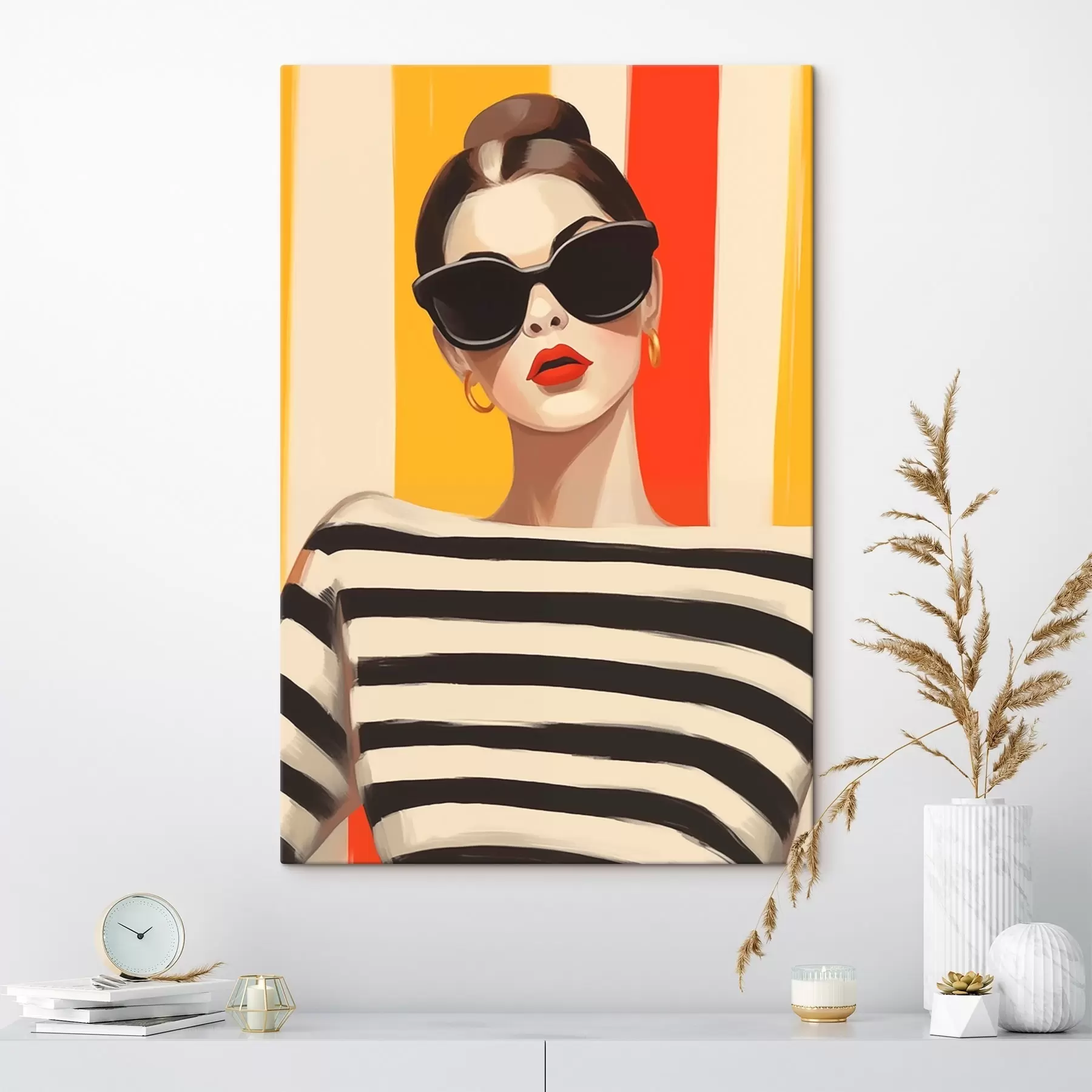  Schilderijen Modieus meisje s46418