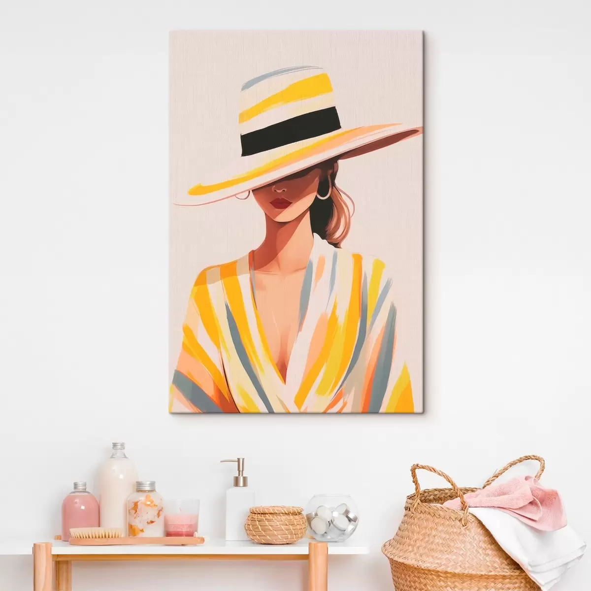  Schilderijen Meisje met hoed s46421